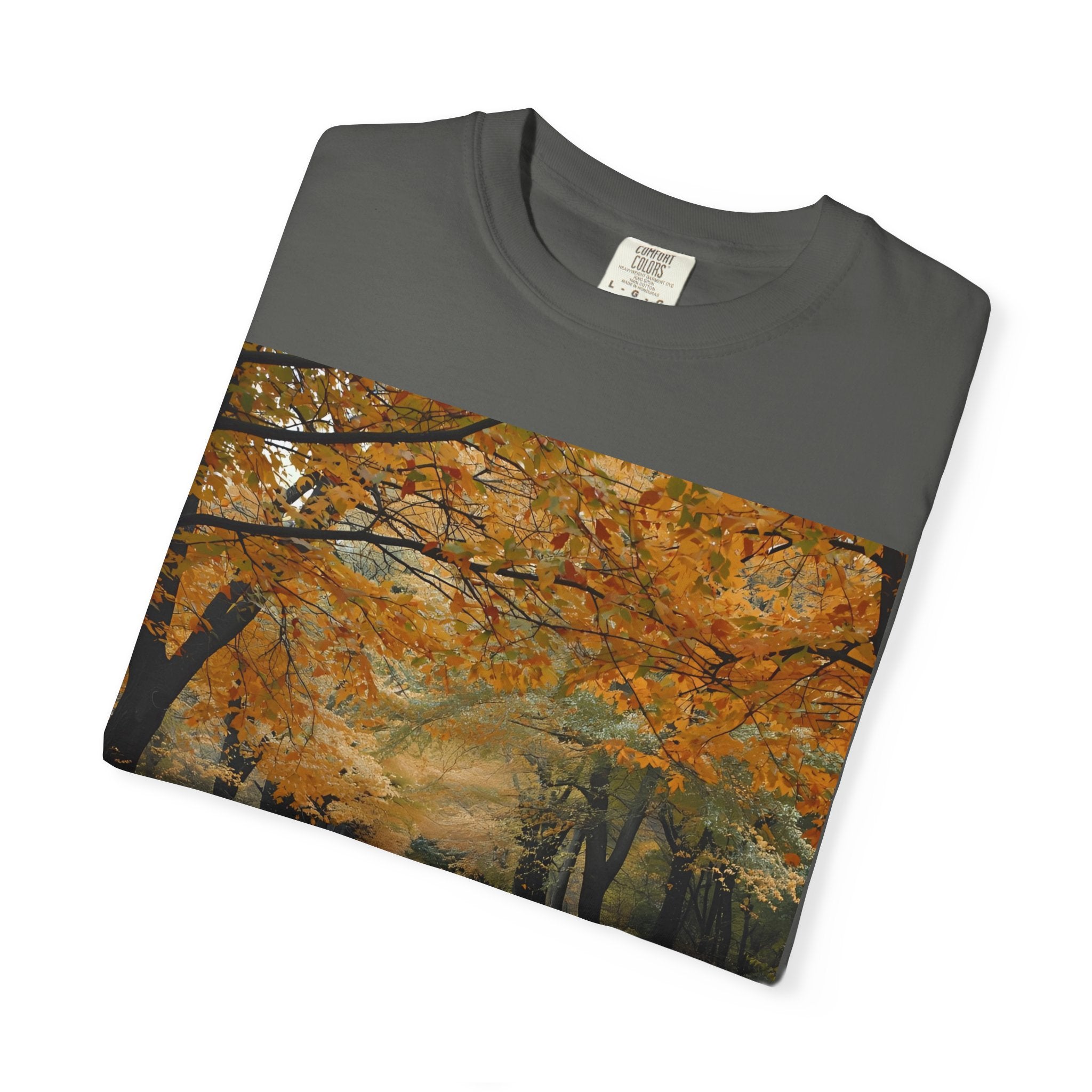 Autumn Pathway T-Shirt | Nature Lover Gift, Fall Fashion, Unisex Tee, Seasonal Wear, Cozy Vibes
