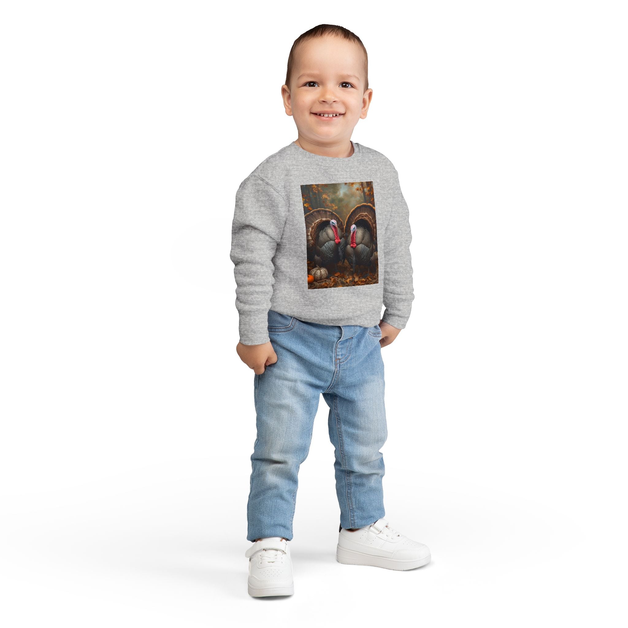 Thanksgiving Turkey Toddler Sweatshirt