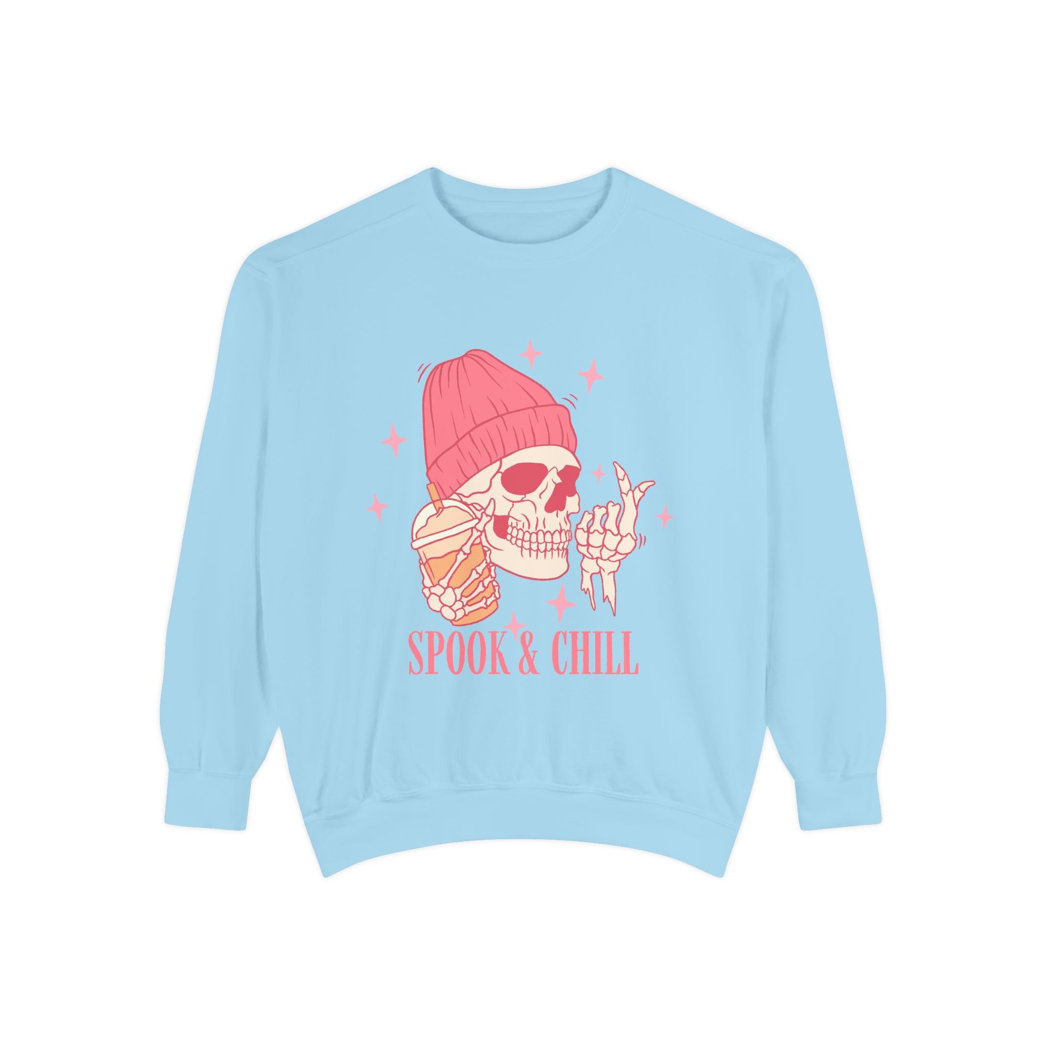 Spook & Chill Unisex Garment-Dyed Sweatshirt