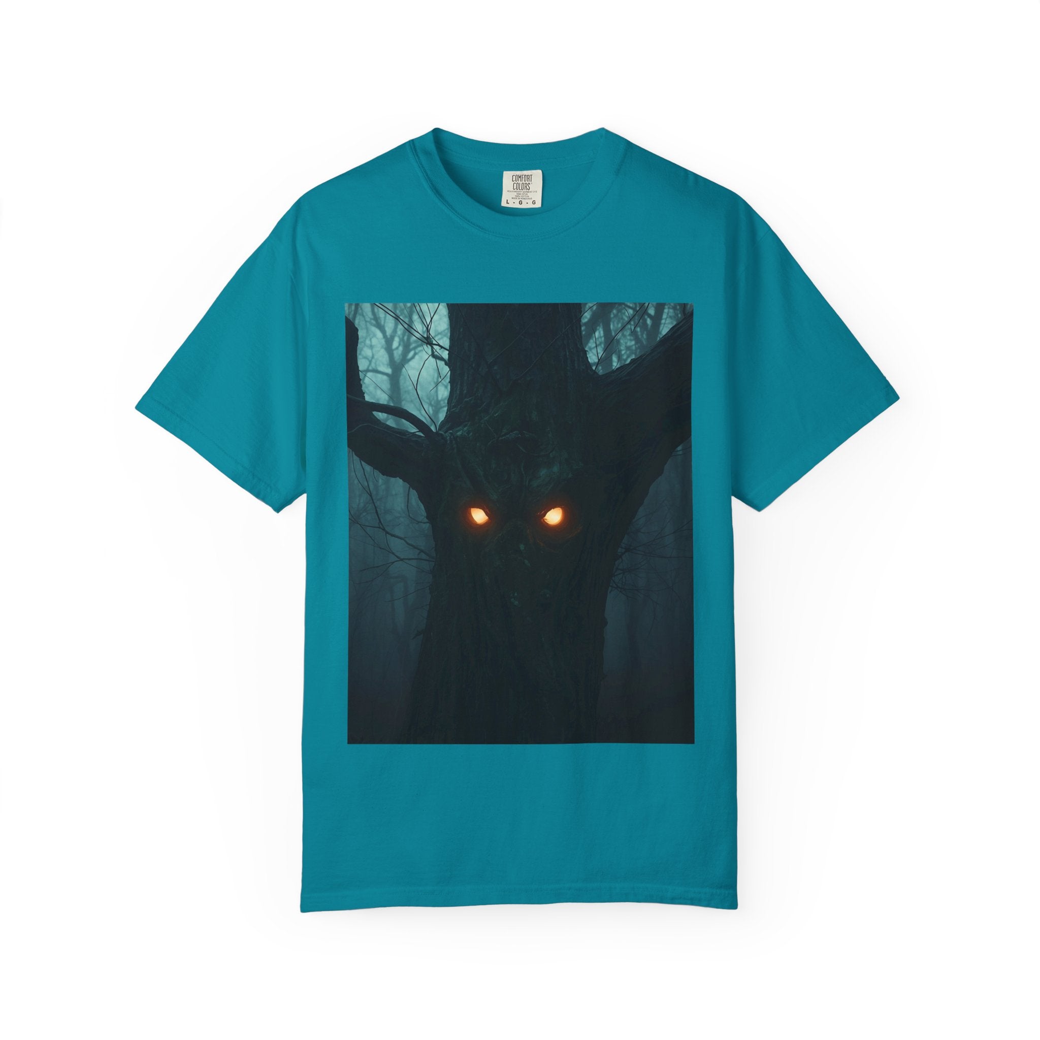 Spooky Mysterious Forest Creature T-Shirt, Unisex Shirt, Nature Lover Gift, Halloween Apparel, Unique Graphic Tee