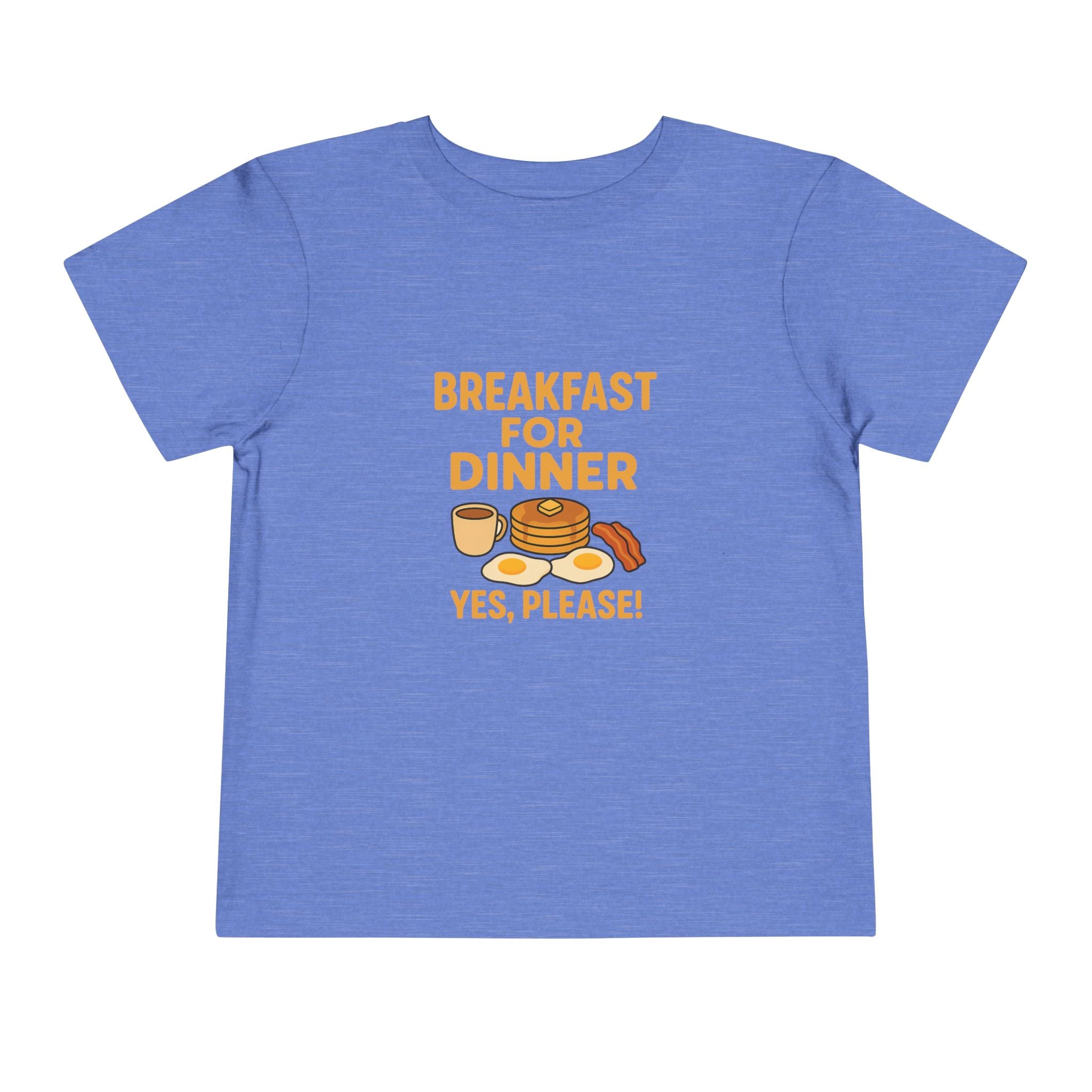 Breakfast For Dinner Toddler Short Sleeve Tee