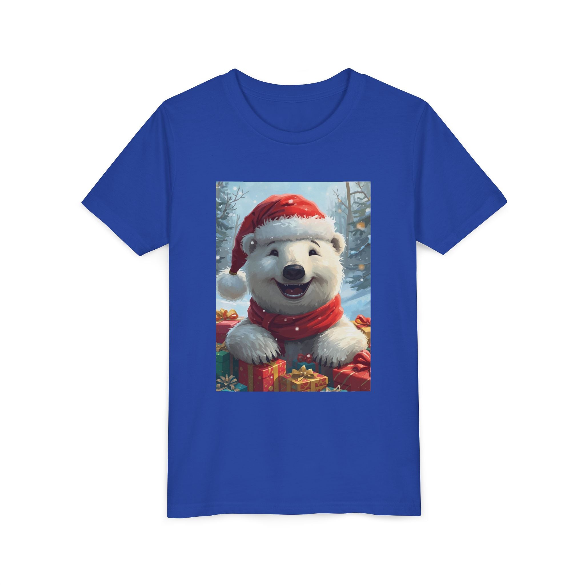 Christmas Bear Youth Short Sleeve Tee