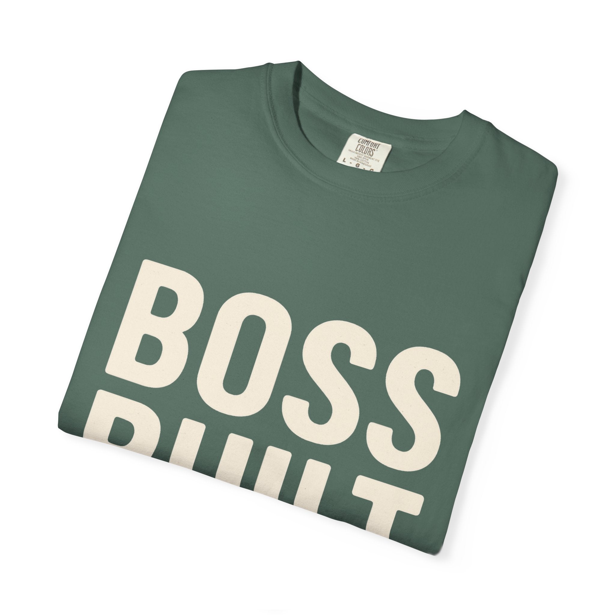 Boss Built Co. Graphic T-Shirt — Bold Logo Tee for Entrepreneurs & Makers