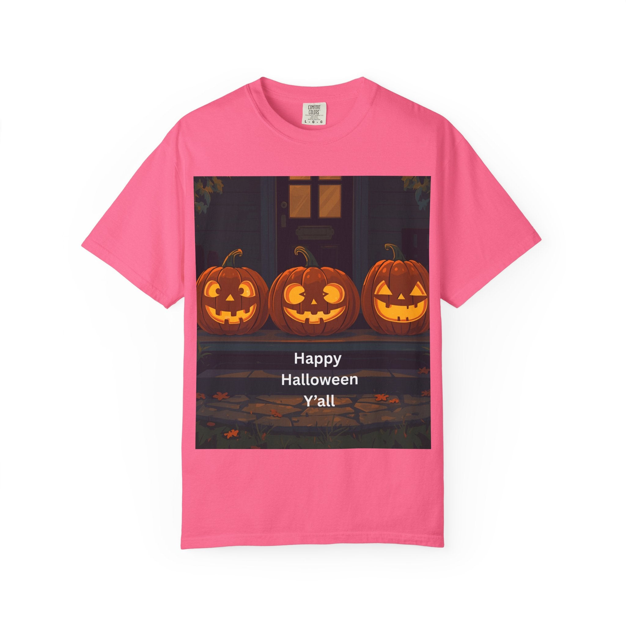 Happy Halloween Pumpkin Unisex T-shirt, Spooky Season Tee, Fall Festival Shirt, Pumpkin Graphic Top, Halloween Gift for Him/Her