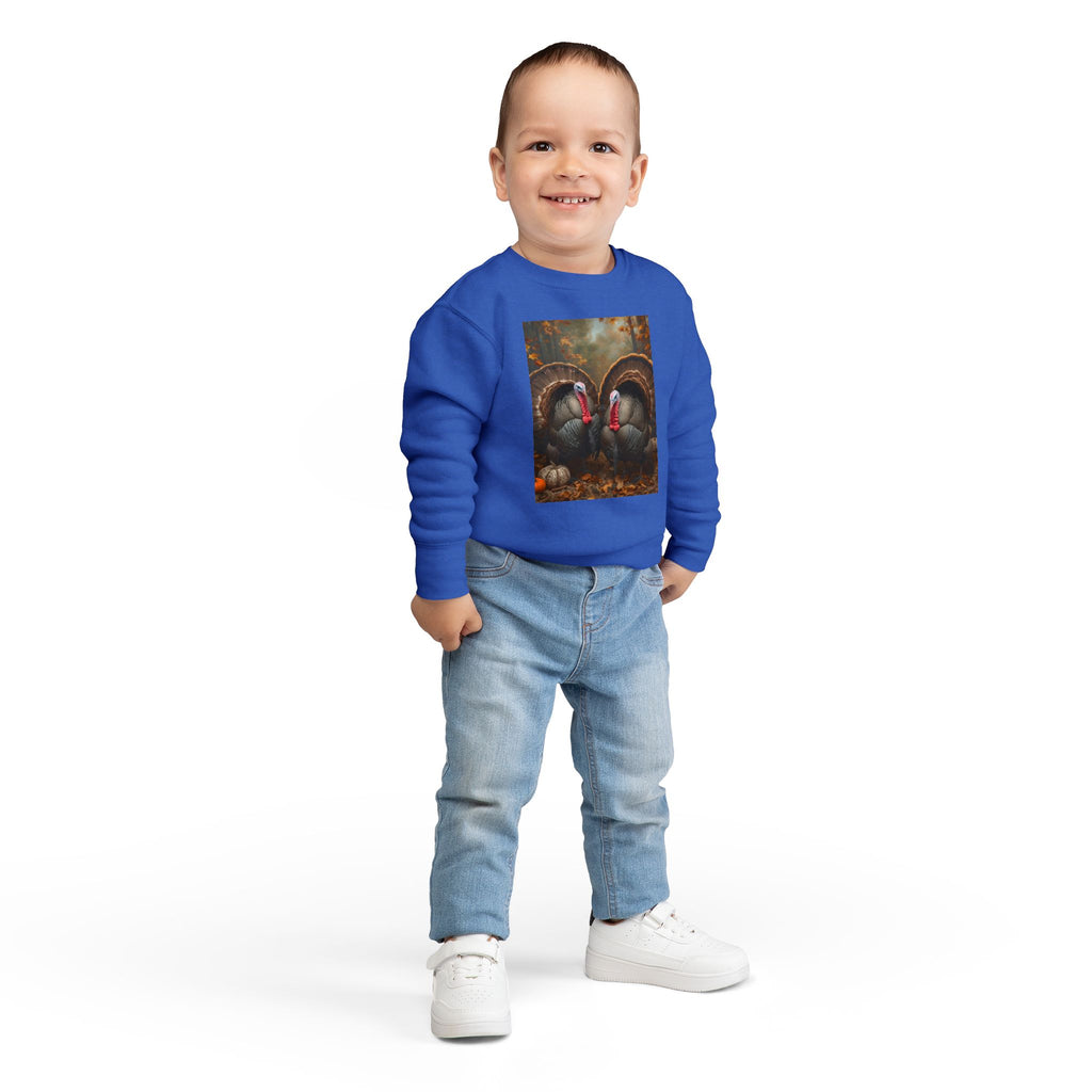 Thanksgiving Turkey Toddler Sweatshirt