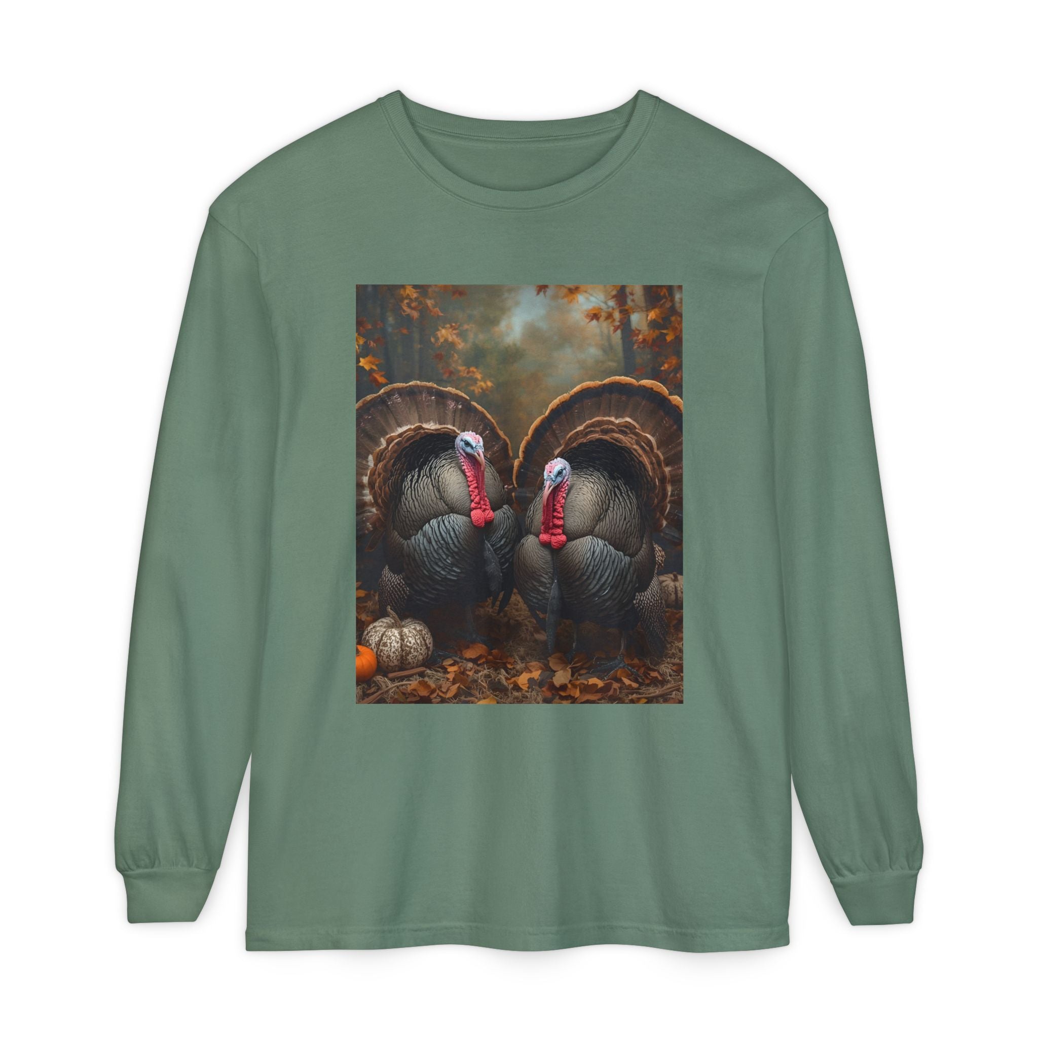 Unisex Garment-dyed Long Sleeve T-Shirt