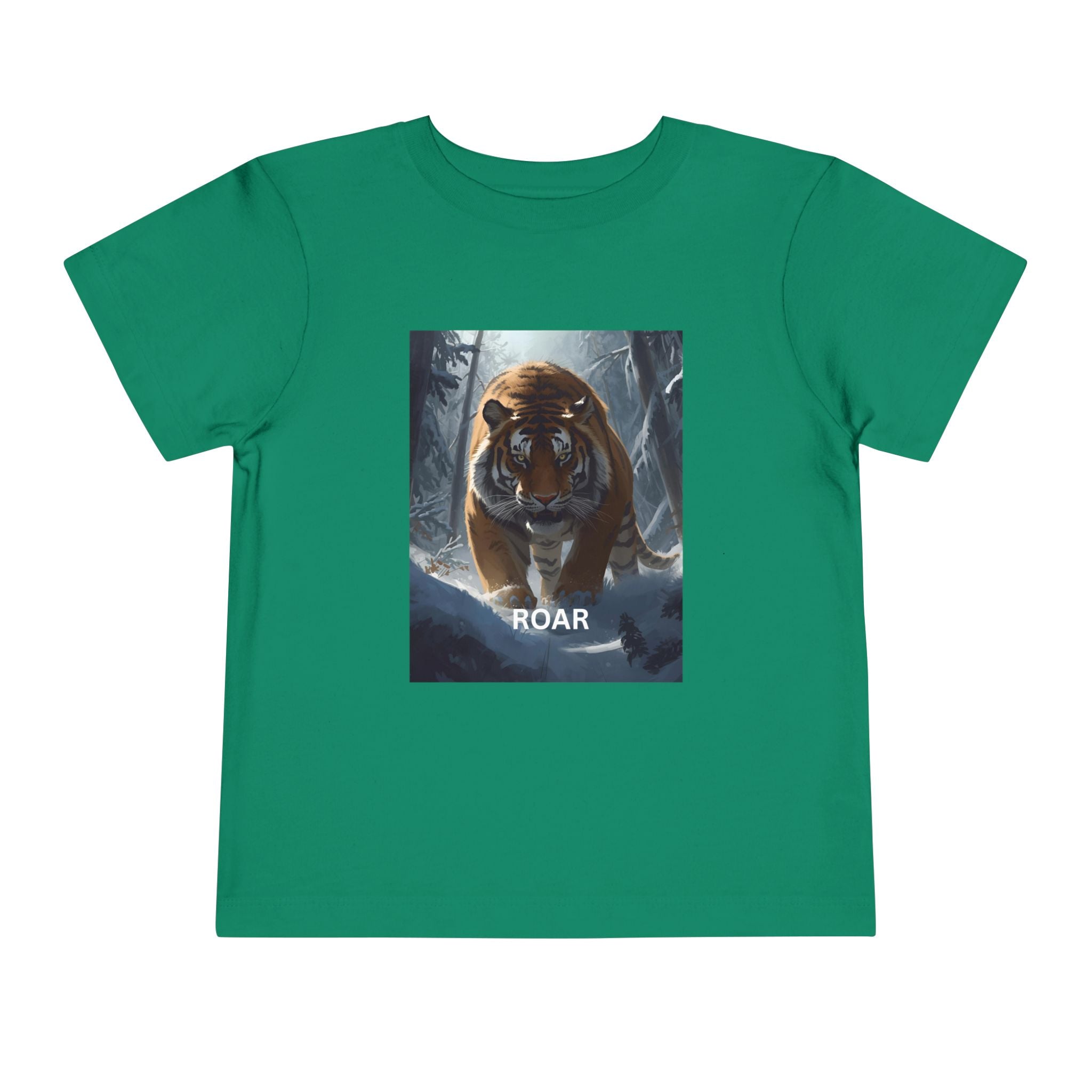 Tiger Roar Snow Toddler Short Sleeve Tee