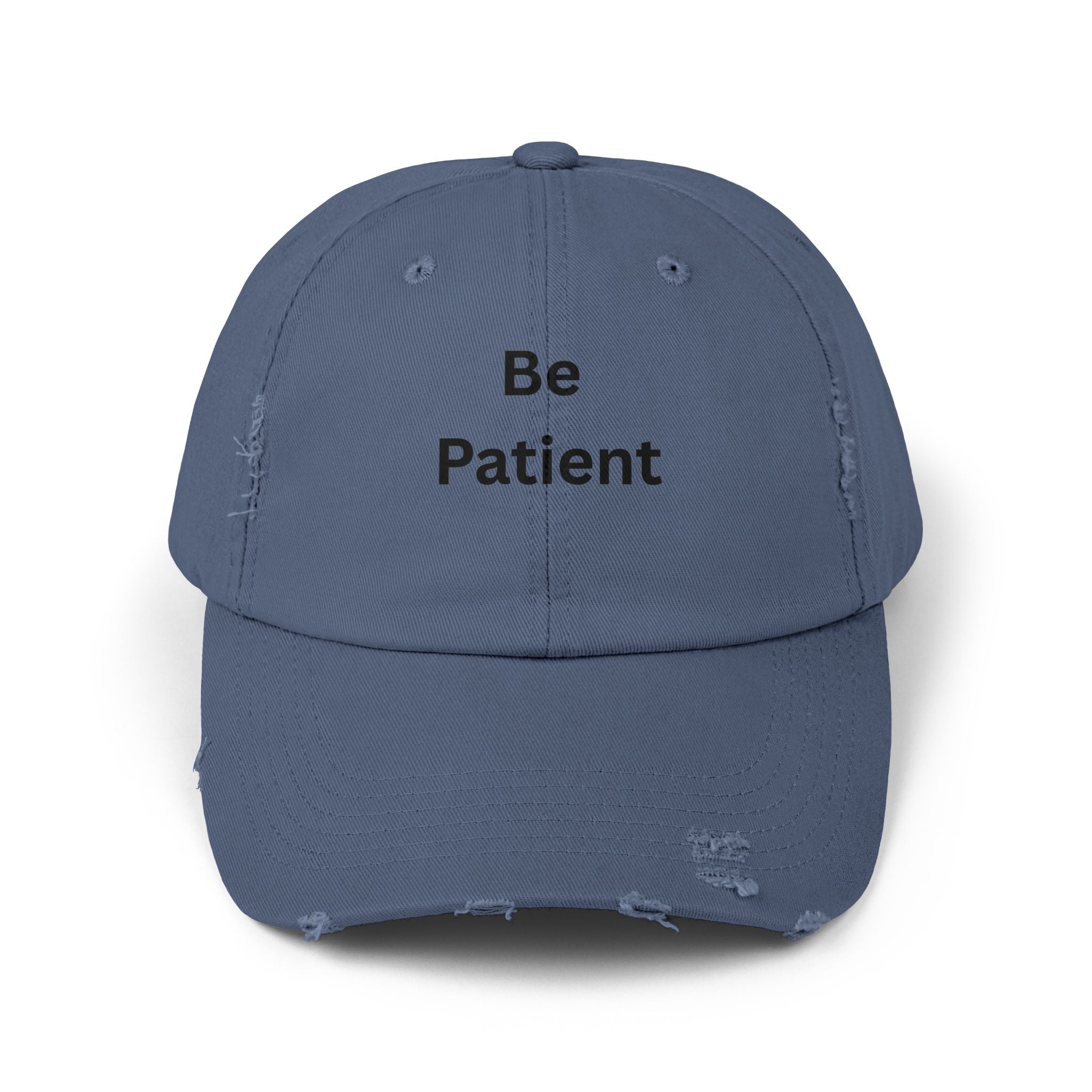 Distressed Cap with Inspirational Text, Casual Streetwear Hat, Gift for Friends and Family, Unisex Fashion Accessories, Relaxed Style Hat