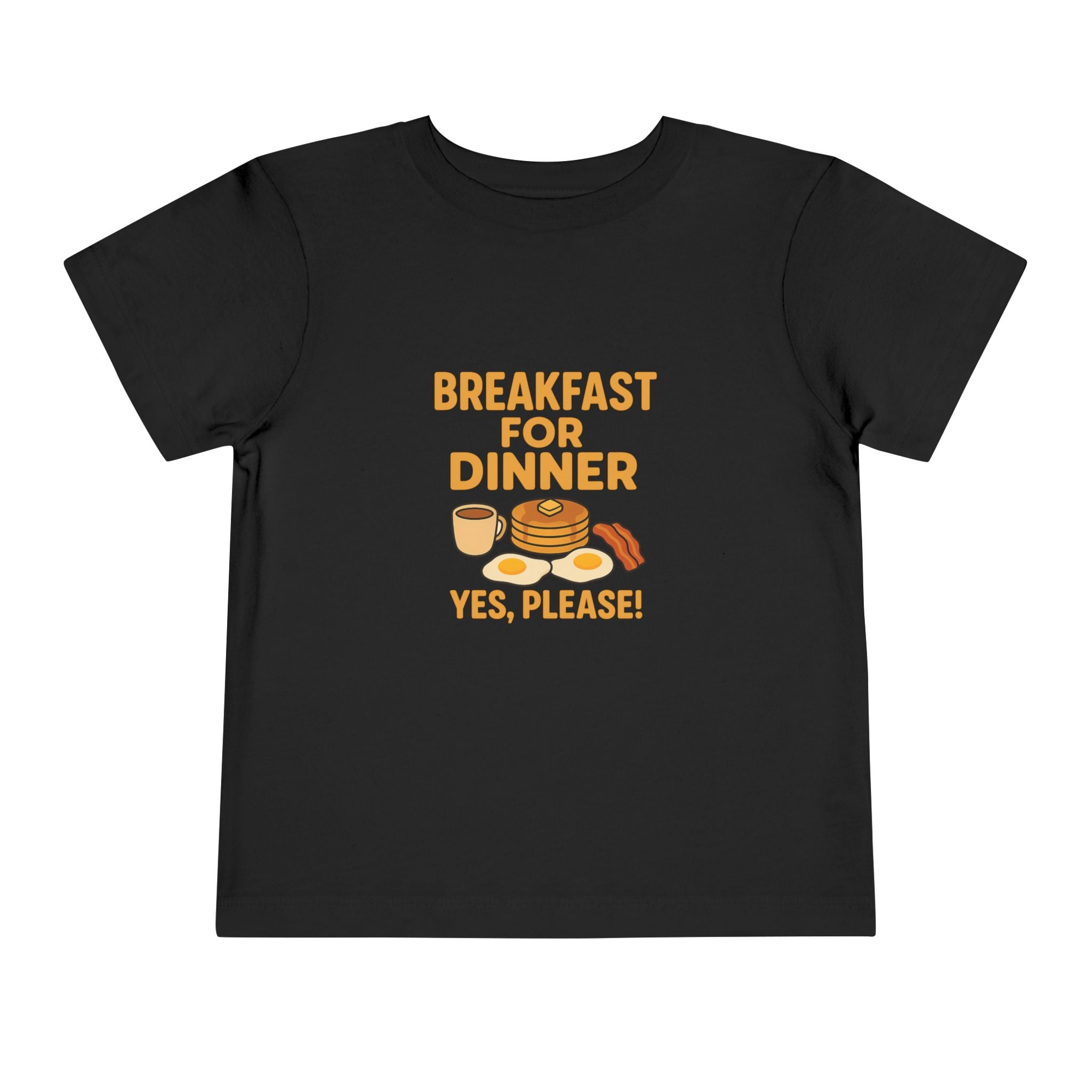 Breakfast For Dinner Toddler Short Sleeve Tee