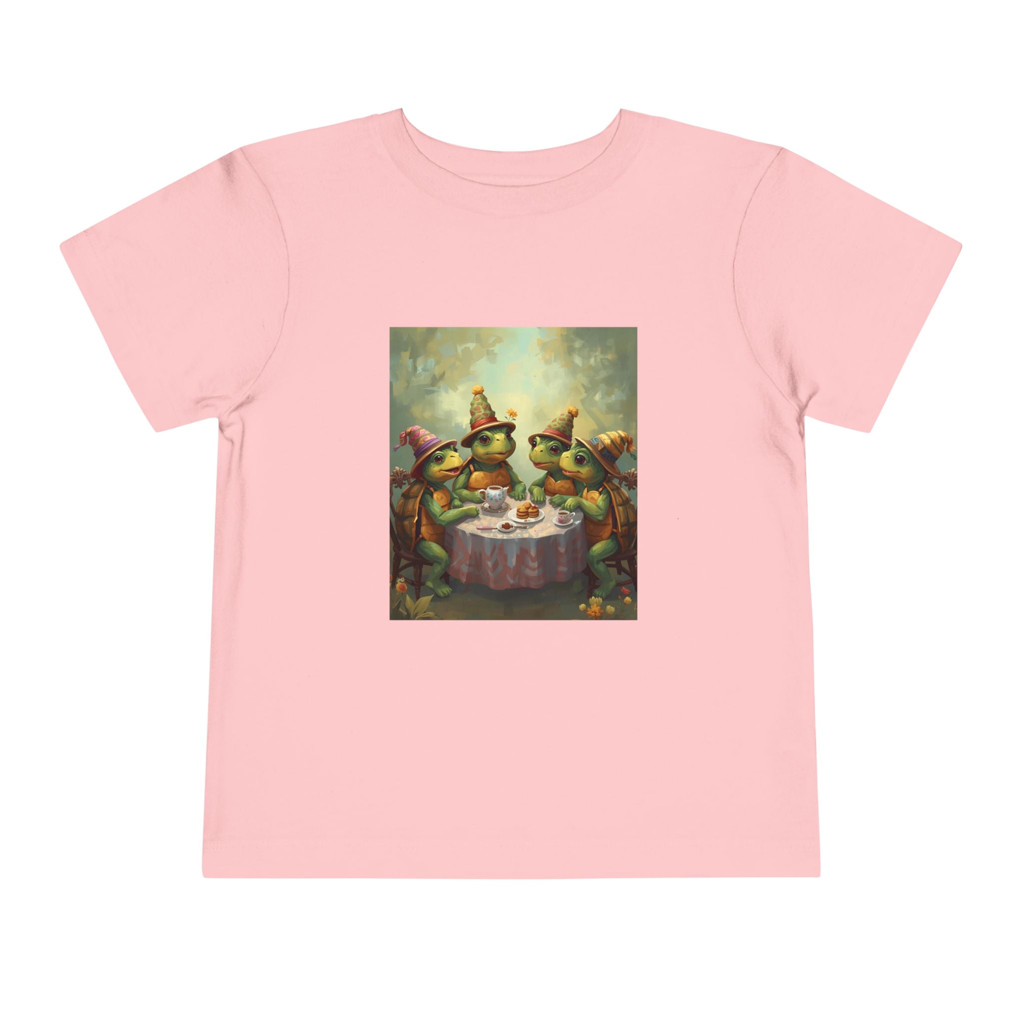 Whimsical Turtle Toddler Short Sleeve Tee