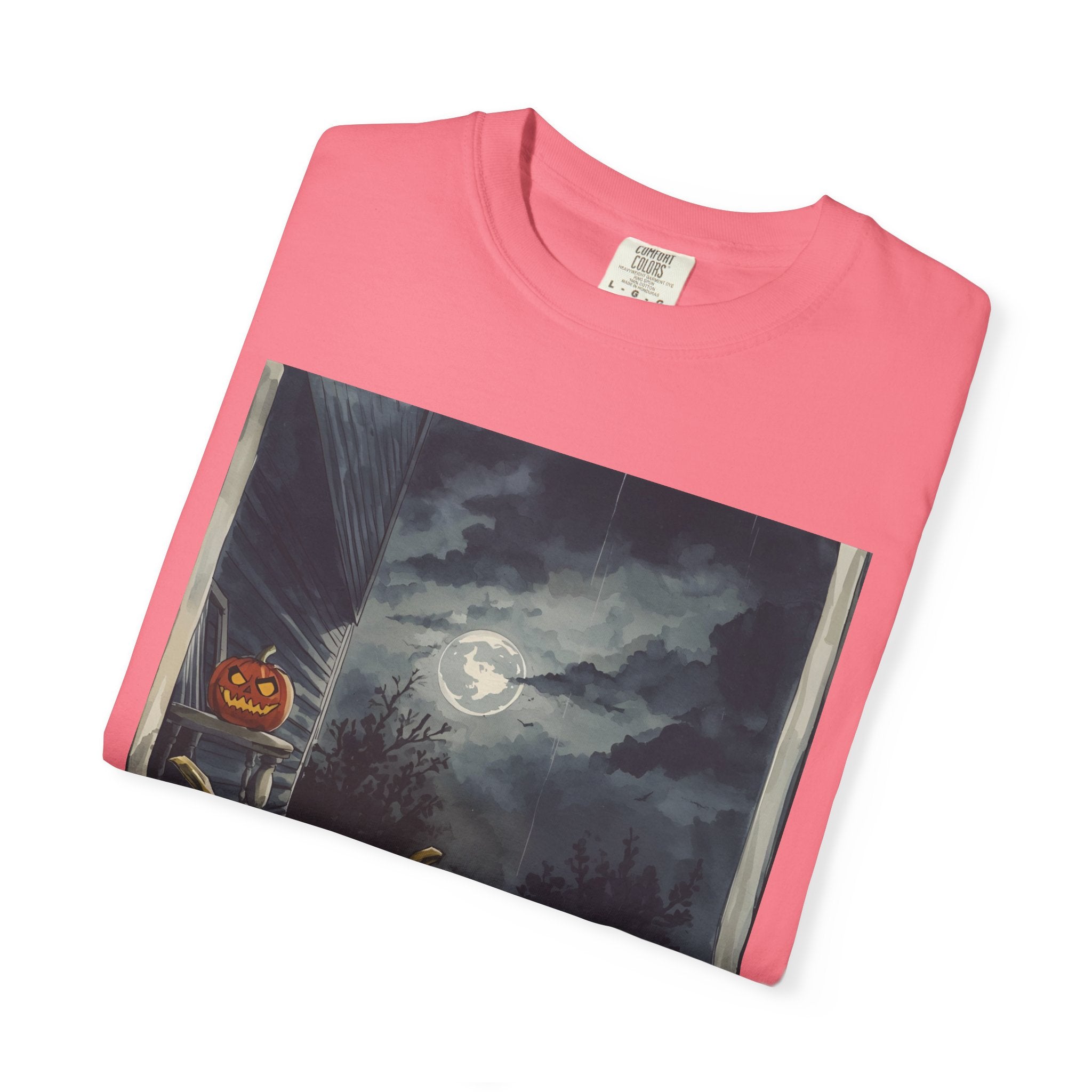 Spooky Pumpkin Night T-Shirt | Halloween Tee, Unisex Shirt, Fall Apparel, Trick or Treat Outfit, Casual Halloween Style