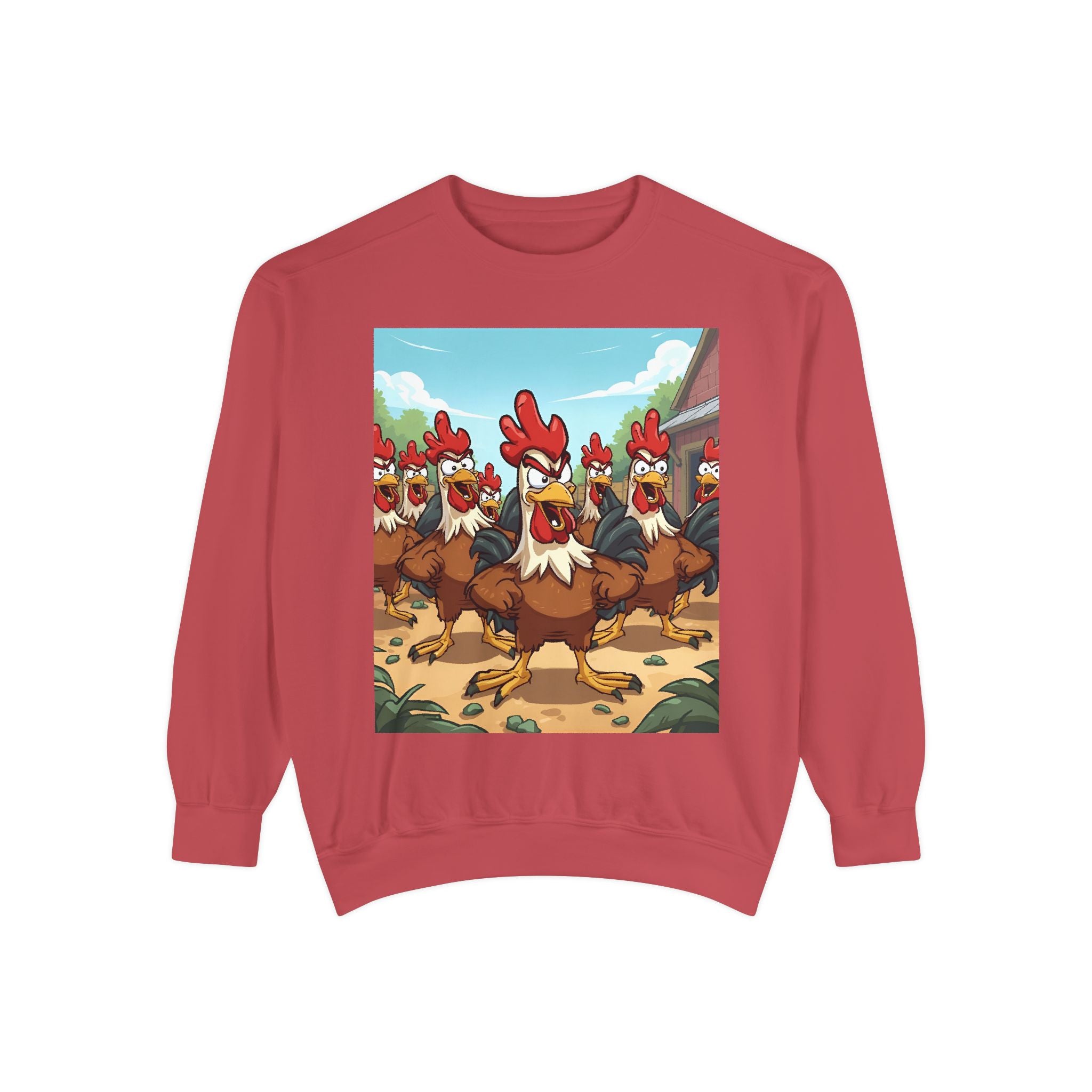 Chicken Funny Unisex Garment-Dyed Sweatshirt
