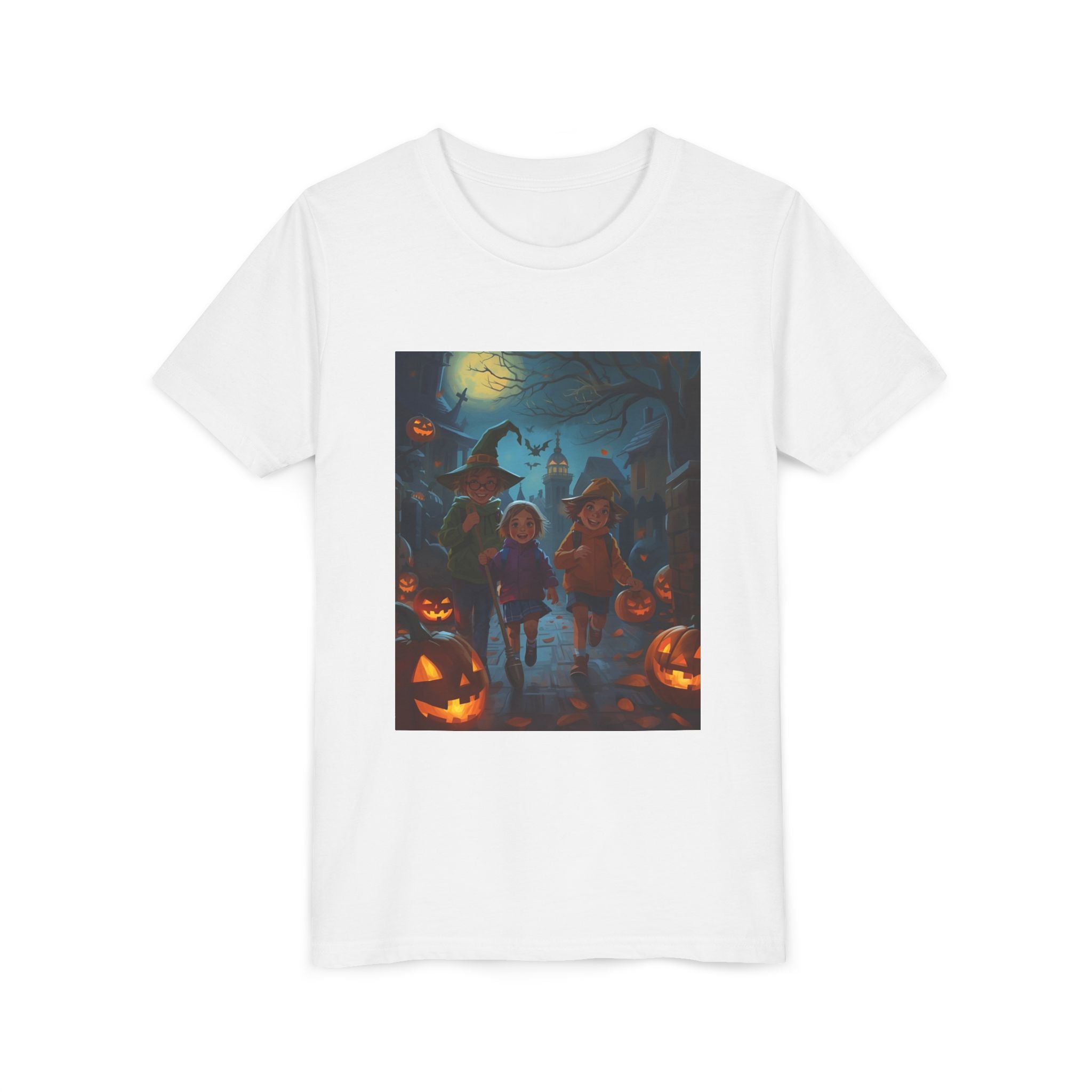 Spooky Halloween Youth Tee | Fun Kids Shirt for Halloween Parties, Trick-or-Treating, Fall Celebrations, Spooky Vibes, Cute Costumes