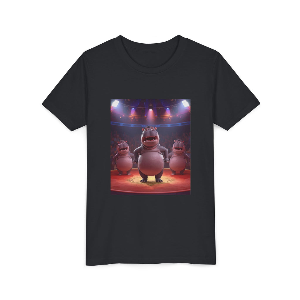 Hippo Funny Youth Short Sleeve Tee