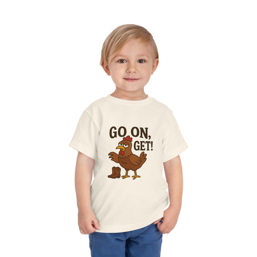 Go On Get Funny Toddler Short Sleeve Tee