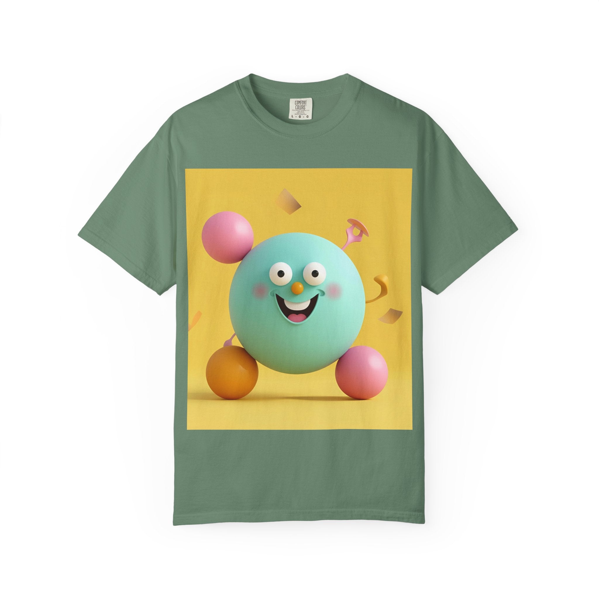 Playful Colorful Cartoon T-Shirt for Fun-Loving Souls, Graphic Tee, Gift for Kids & Adults, Birthday Party Outfit, Casual Wear, Housewarming Gift