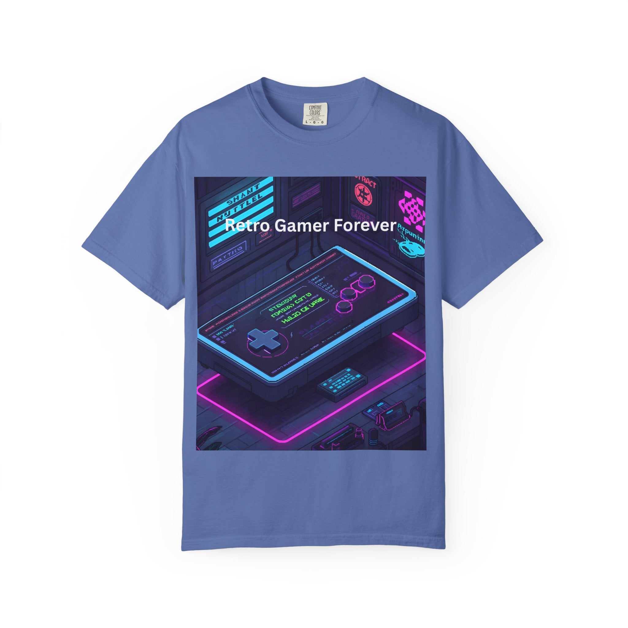 Retro Game Controller Unisex Garment-Dyed T-shirt