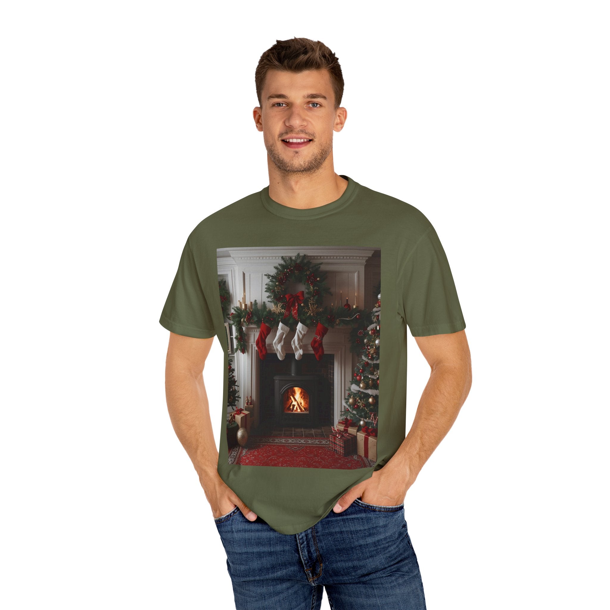 Cozy Holiday T-Shirt, Christmas Tee, Casual Winter Shirt, Family Gathering Outfit, Unisex Festive Apparel
