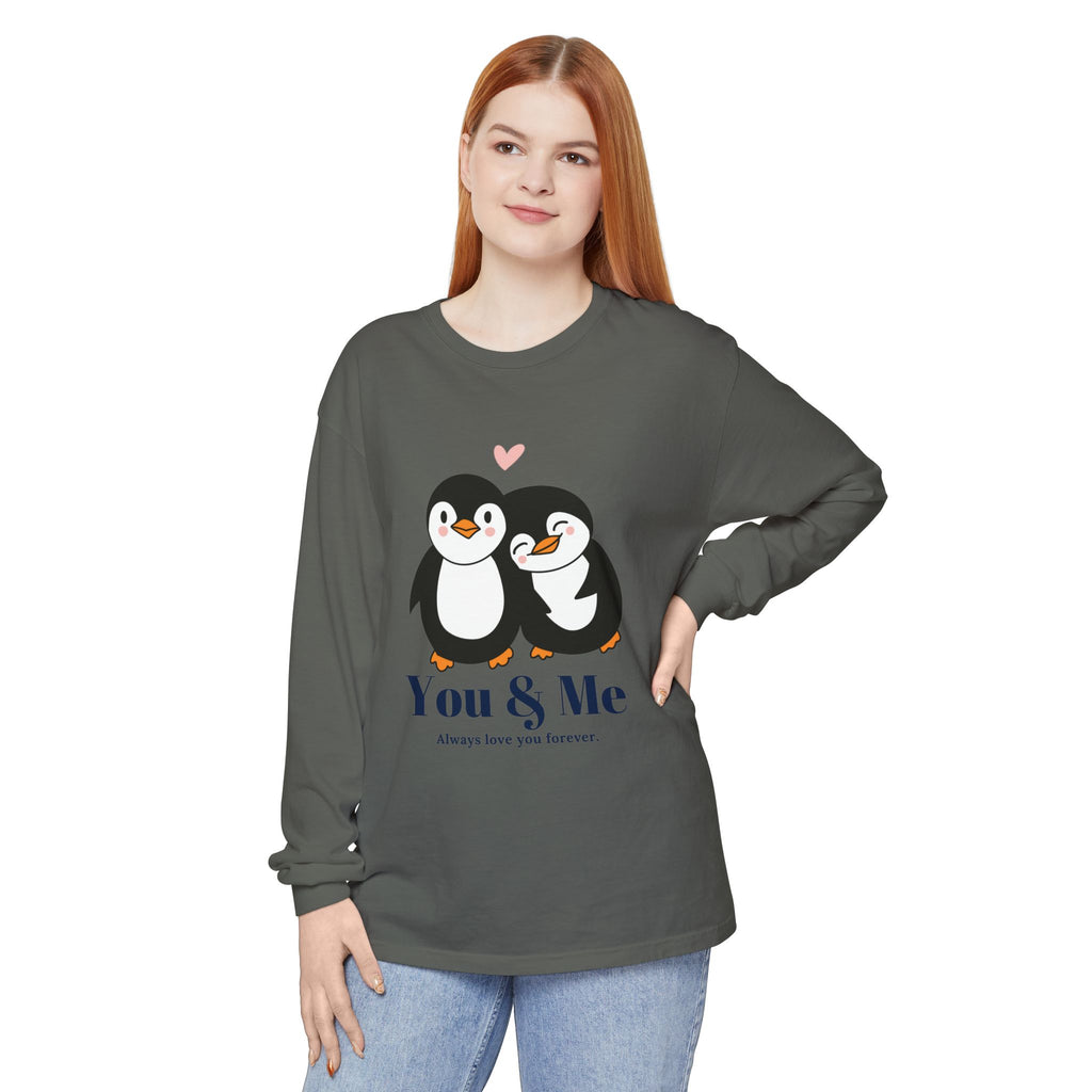 Adorable Penguin Love Long Sleeve T-Shirt | Cute Couples Gift, Valentine's Day Apparel, Matching Tees, Cozy Date Night Wear, [...]