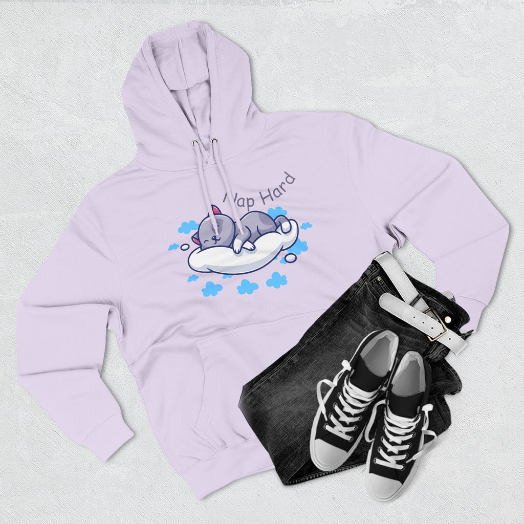 Cozy Cat Nap Hoodie - Perfect for Pet Lovers, Chill Days, Cozy Nights, Birthday Gift, Cat Pajama