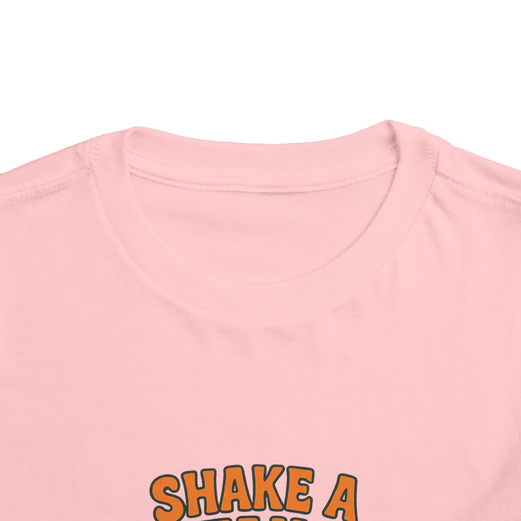 Shake A Tail Feather Funny Toddler Short Sleeve Tee