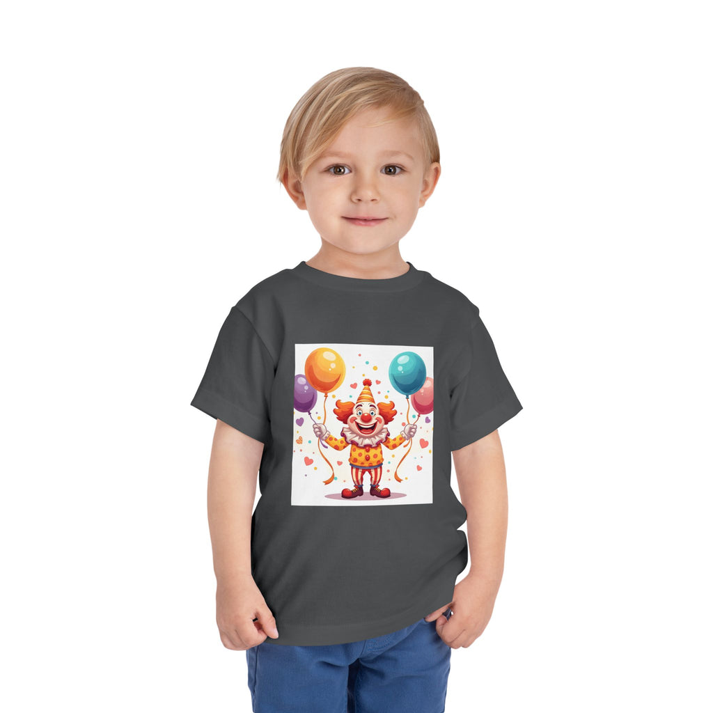 Funny Clown Toddler Short Sleeve Tee