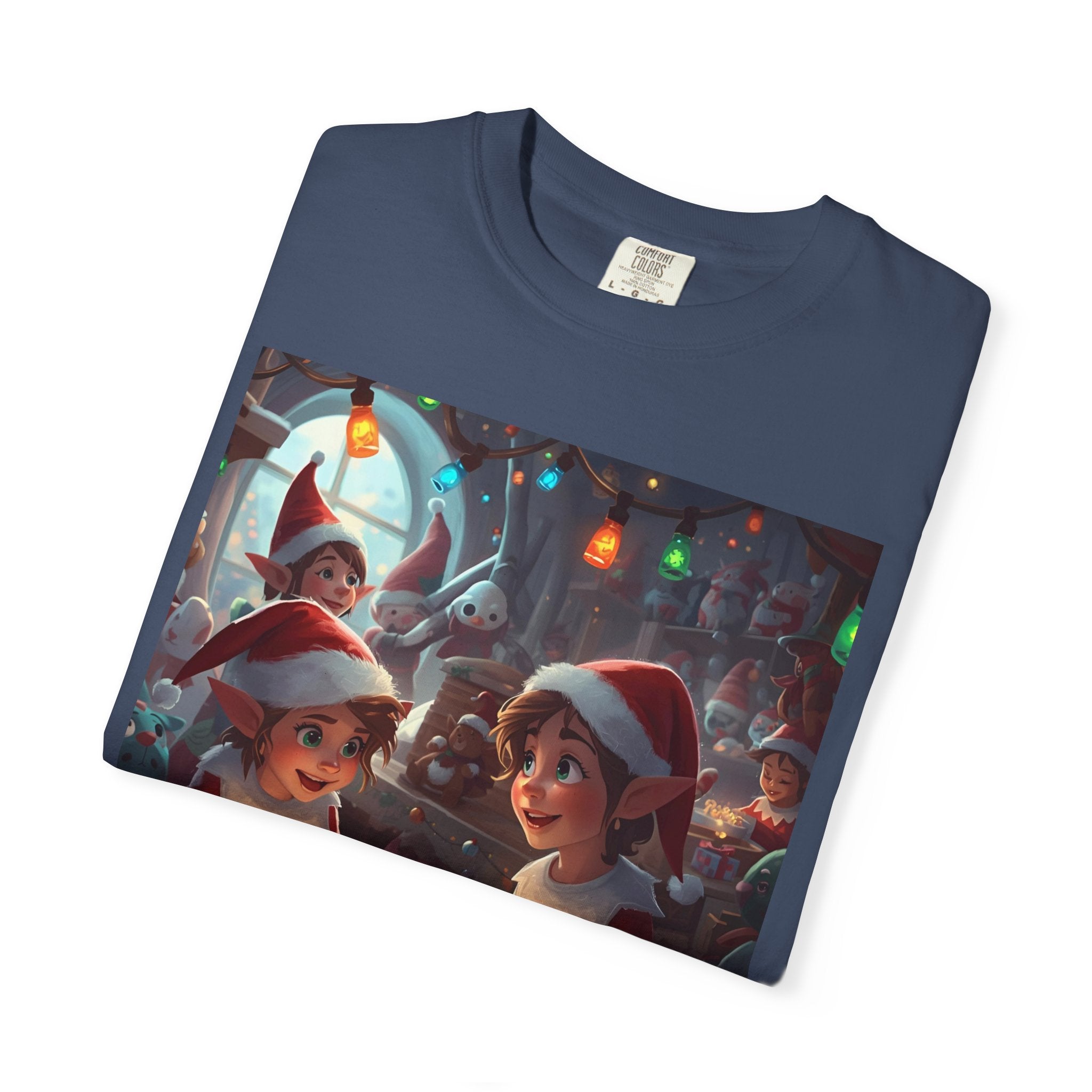 Christmas Elf T-shirt, Holiday Shirt, Unisex Tee, Festive Apparel, Gift for Her/Him, Family Matching Outfit