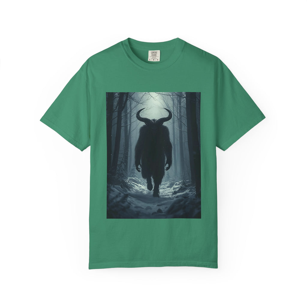 Spooky Forest Creature T-Shirt | Unisex Garment-Dyed Tee | Nature Lover Apparel, Graphic Tee, Gift for Him, Outdoor Adventure Wear