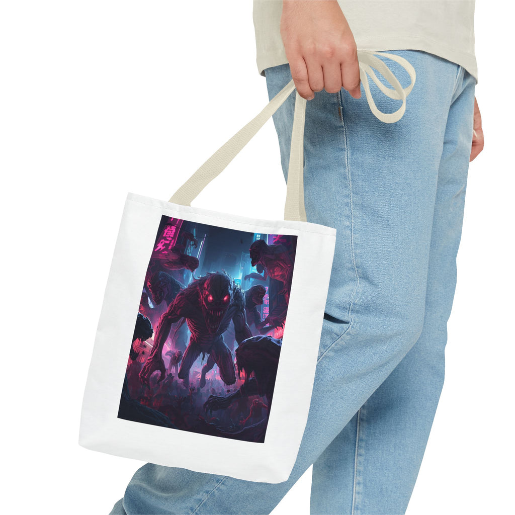 Spooky Creature Tote Bag (AOP)
