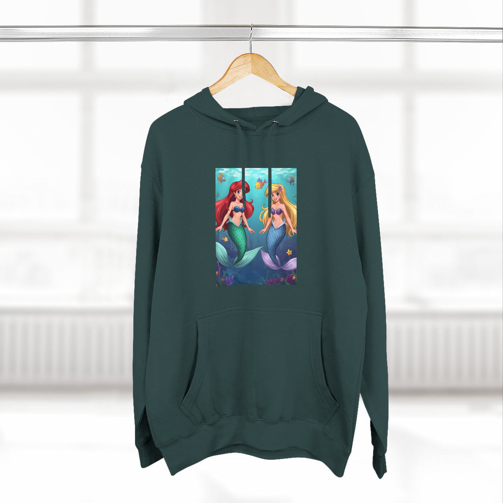 Mermaid Three-Panel Fleece Hoodie