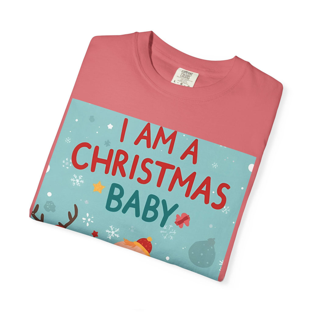 Christmas Baby T-shirt, Cute Christmas Shirt, Holiday Gift, Family Matching Tee, Unisex Kids Christmas Apparel, Baby's First Christmas