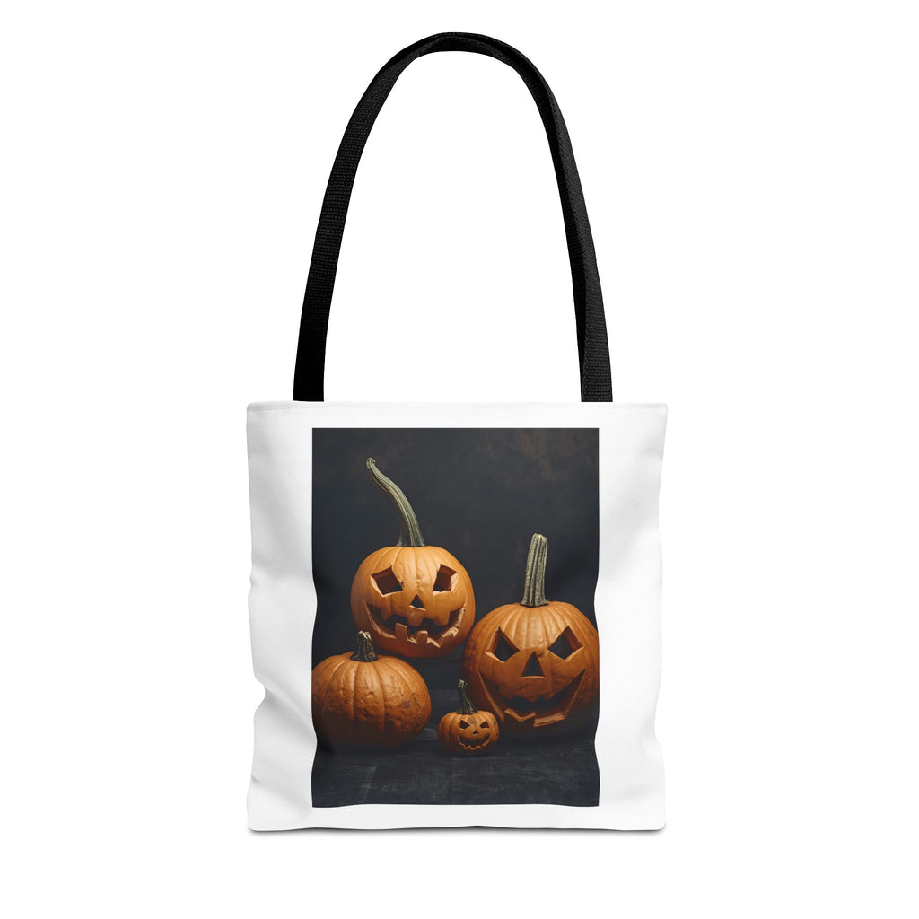 Spooky Halloween Pumpkin Tote Bag (AOP)