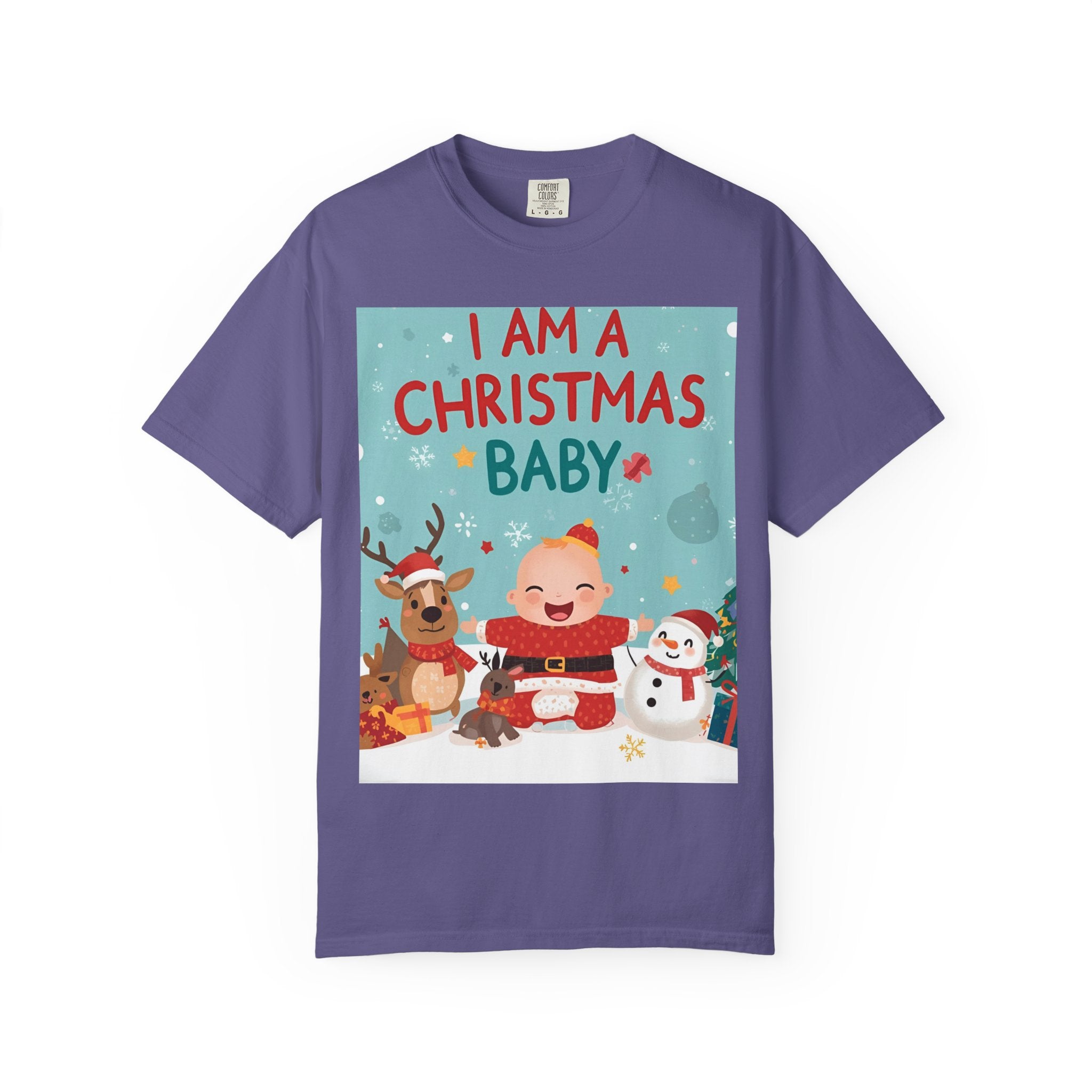 Christmas Baby T-shirt, Cute Christmas Shirt, Holiday Gift, Family Matching Tee, Unisex Kids Christmas Apparel, Baby's First Christmas