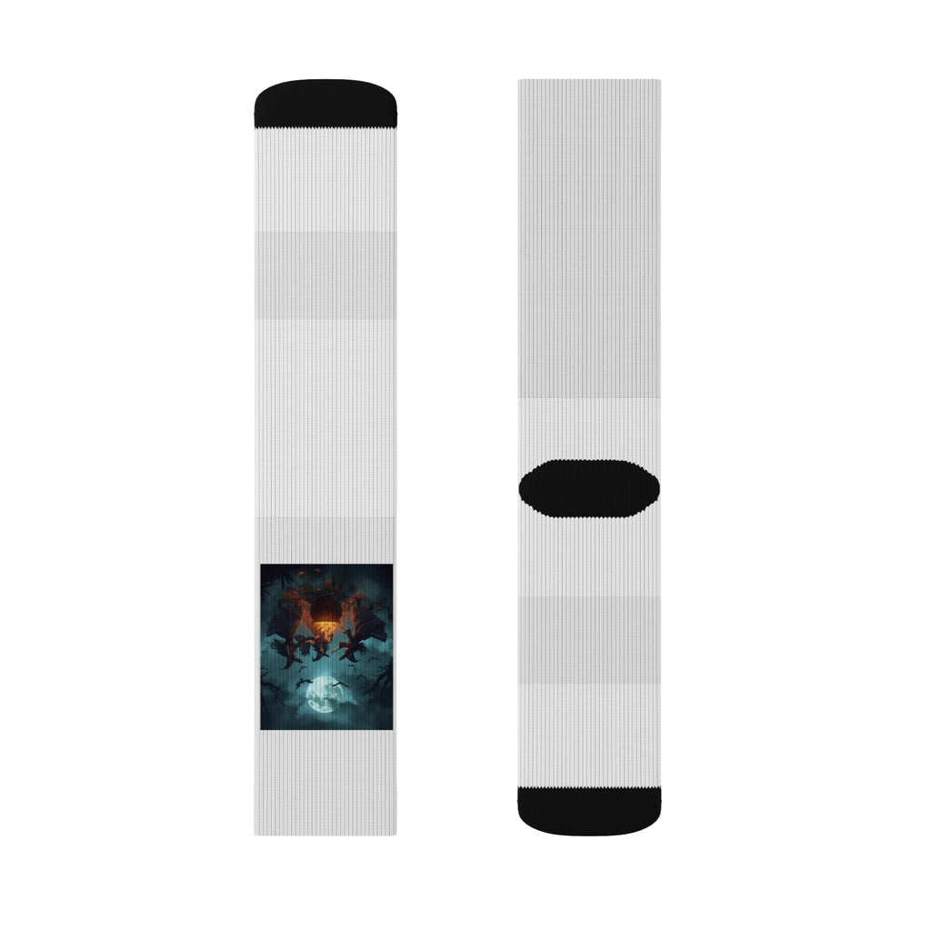Spooky Halloween Sublimation Socks