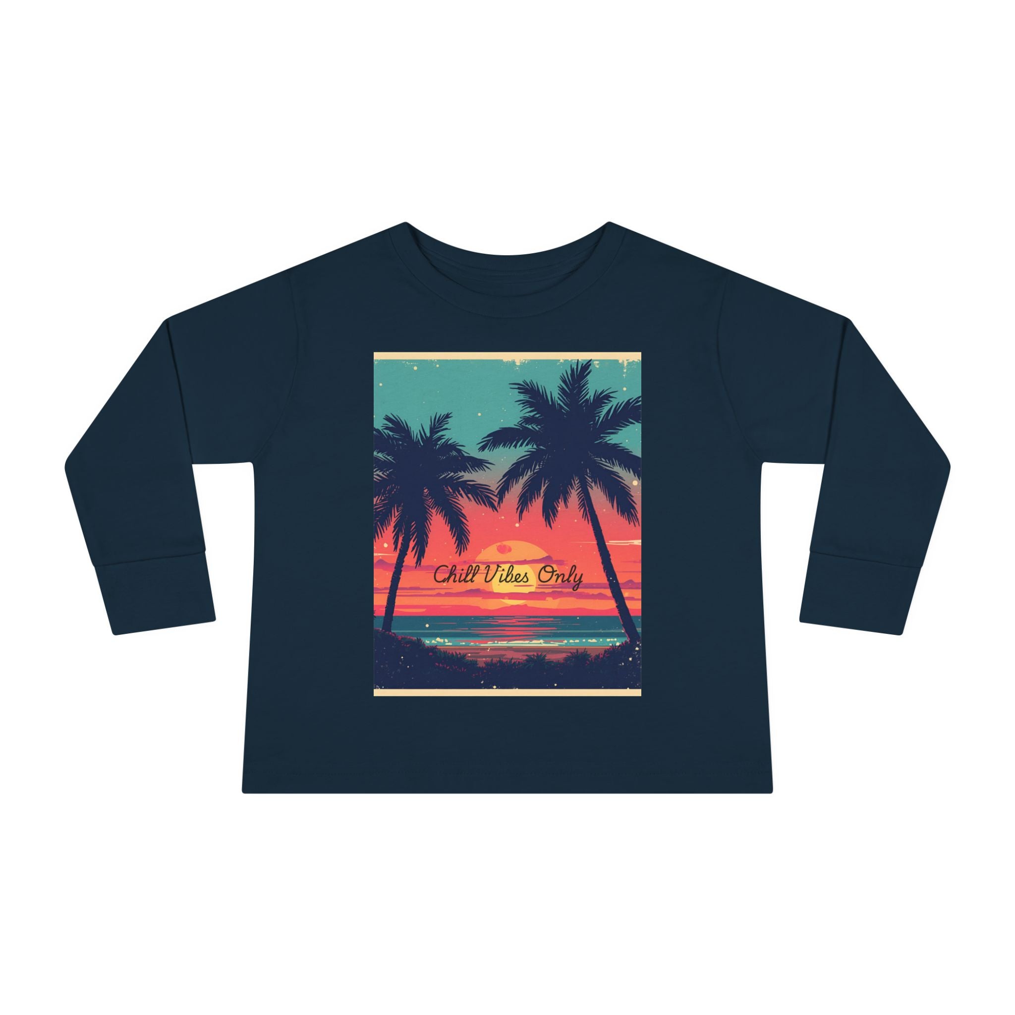 Tropical Sunset Toddler Long Sleeve Tee