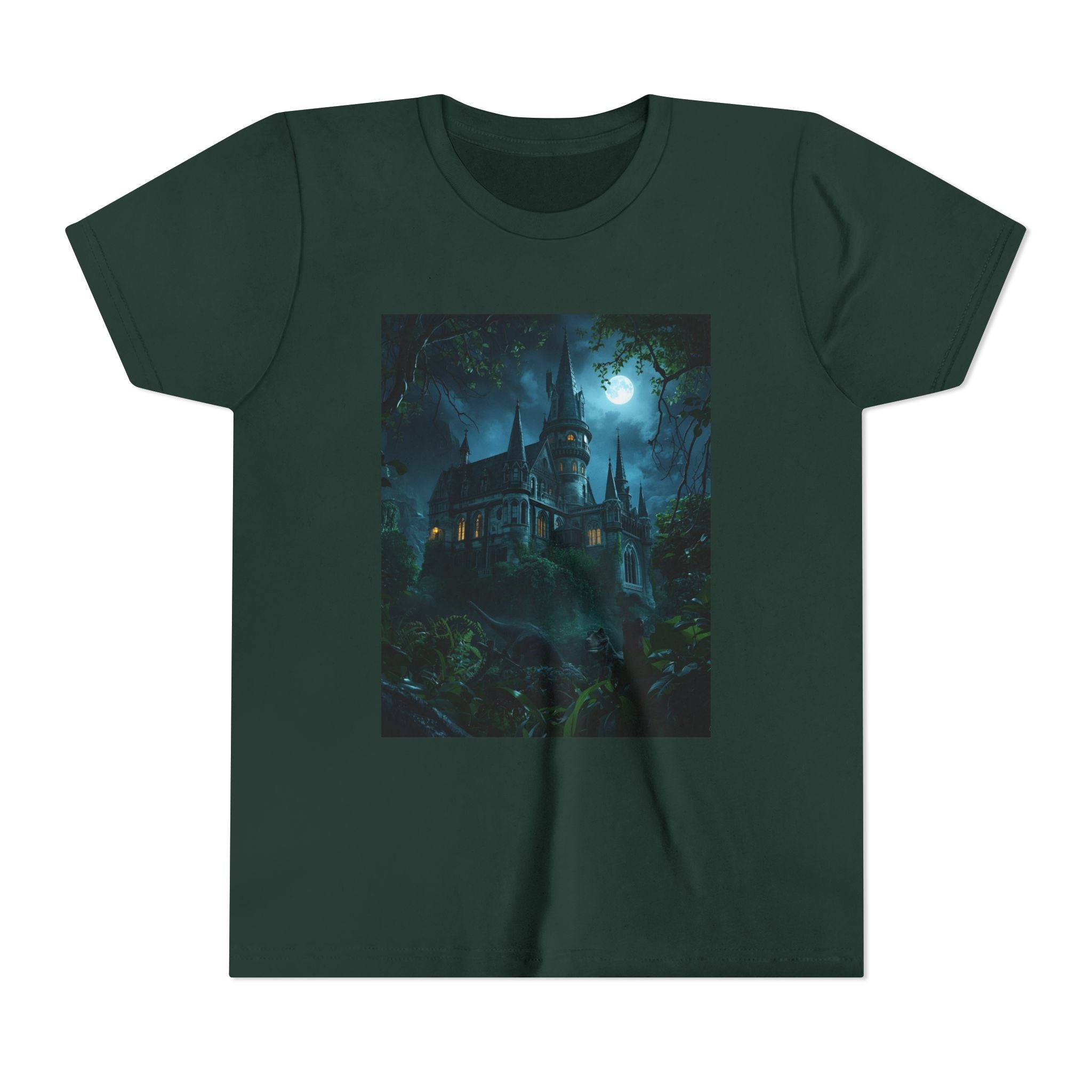 Mystical Night Scene Youth Short Sleeve Tee