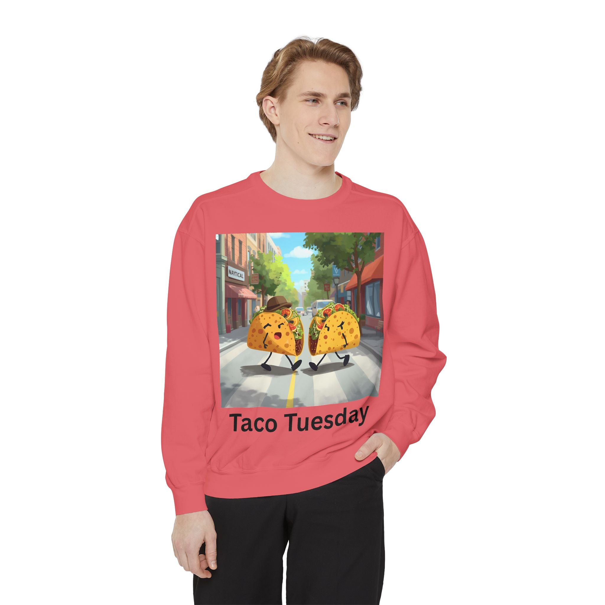 Taco Tuesday Unisex Garment-Dyed Sweatshirt
