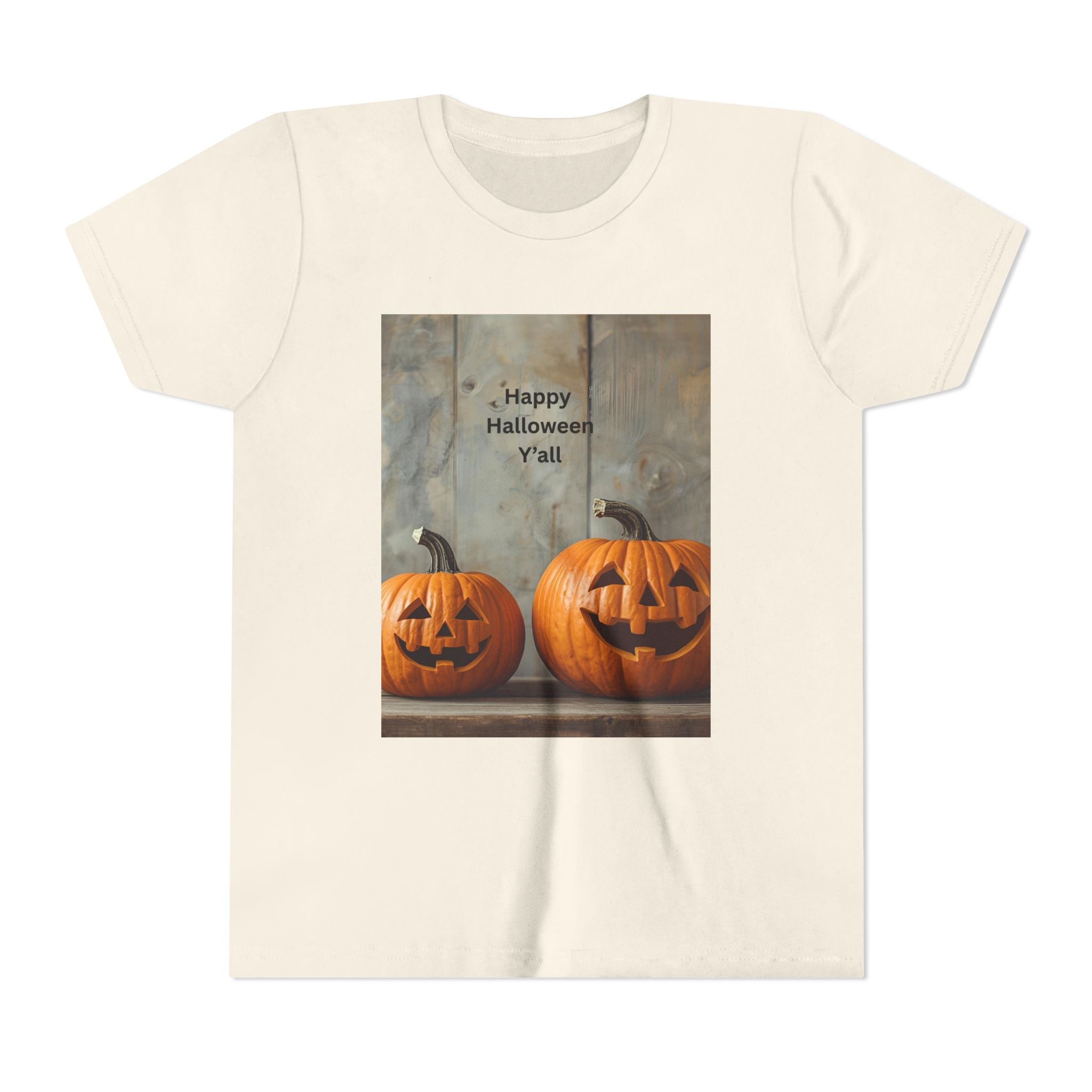 Halloween Pumpkin Youth Tee, Spooky Kids Shirt, Pumpkin Graphic Tee, Fall Celebration Gift, Trick or Treat Outfit