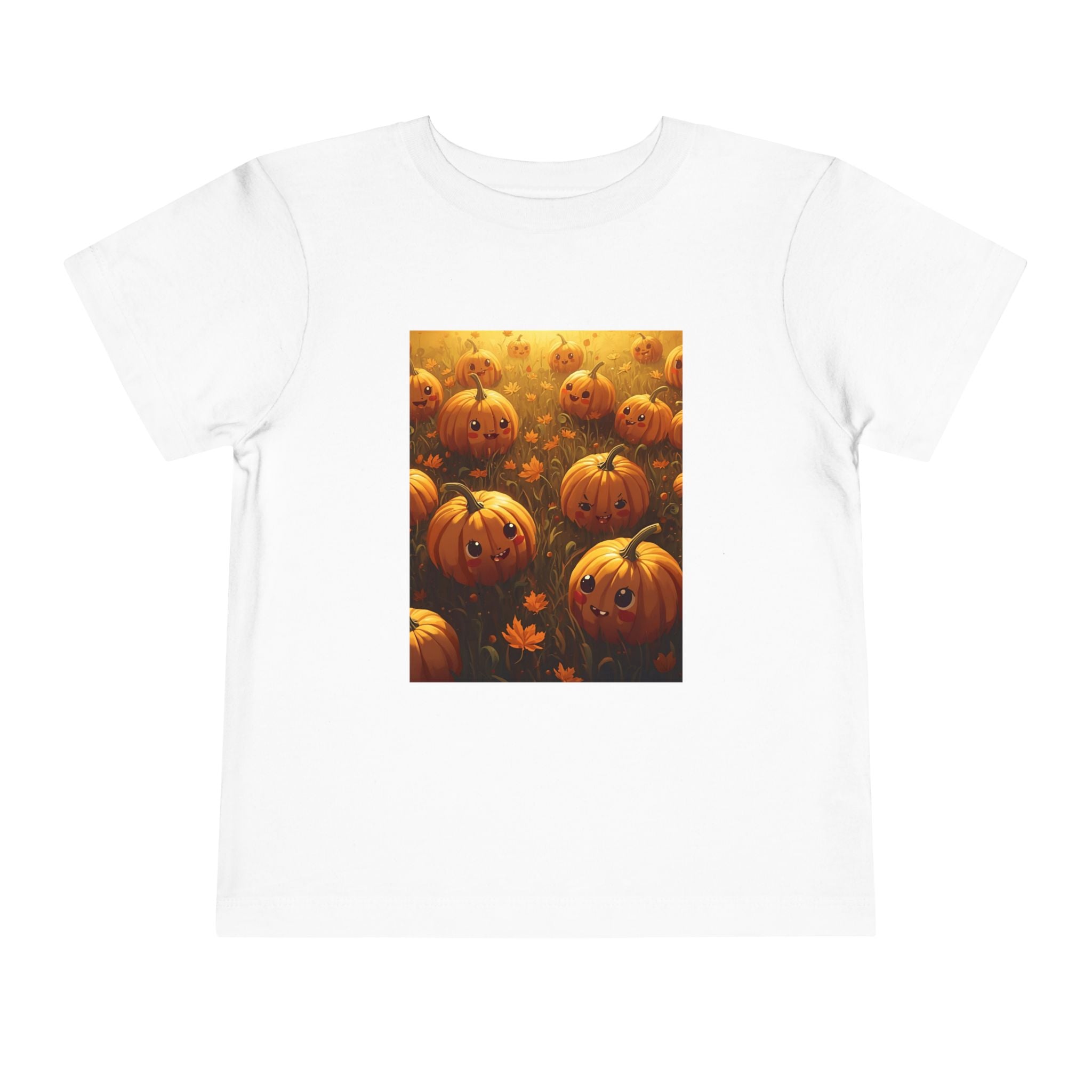 Pumpkin Halloween Toddler Tee - Cute Halloween Shirt, Fall Outfit, Pumpkin Lovers Gift, Kids Halloween Apparel, Toddler Party Tee