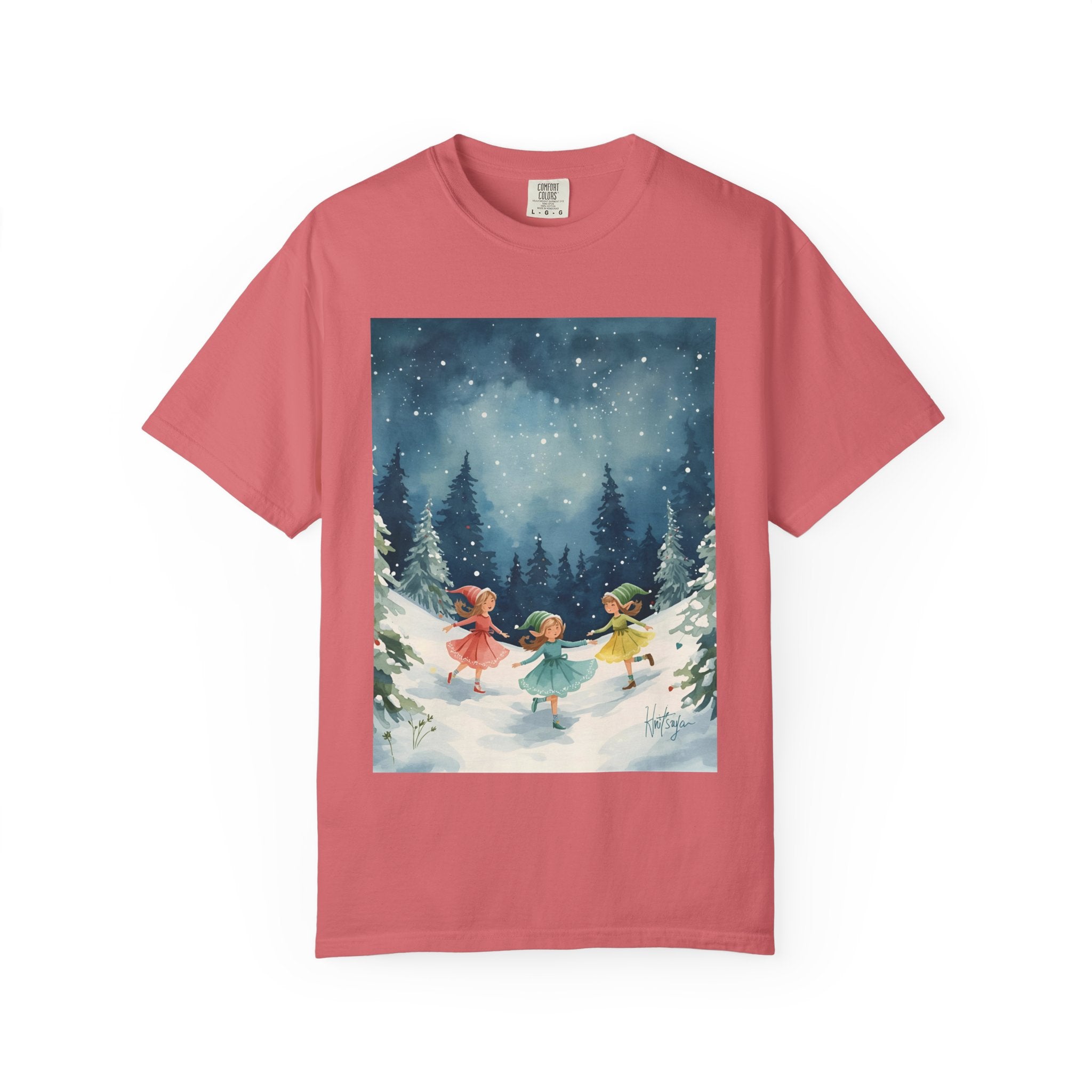 Whimsical Winter T-Shirt, Cozy Graphic Tee, Holiday Apparel, Gift for Her, Seasonal Fashion, Unisex Tee