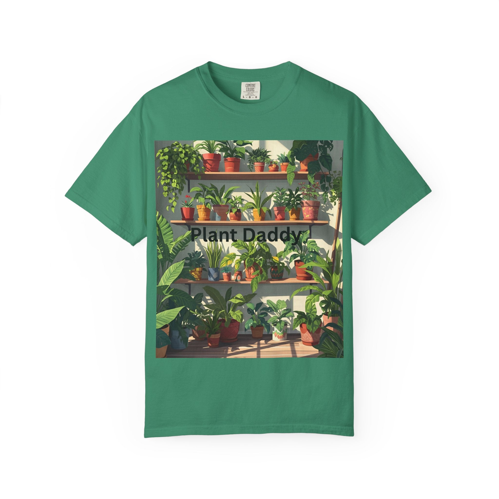 Plant Daddy Unisex Garment-Dyed T-Shirt, Indoor Gardening Shirt, Plant Lover Gift, Eco-Friendly Tee, Green Thumb Apparel