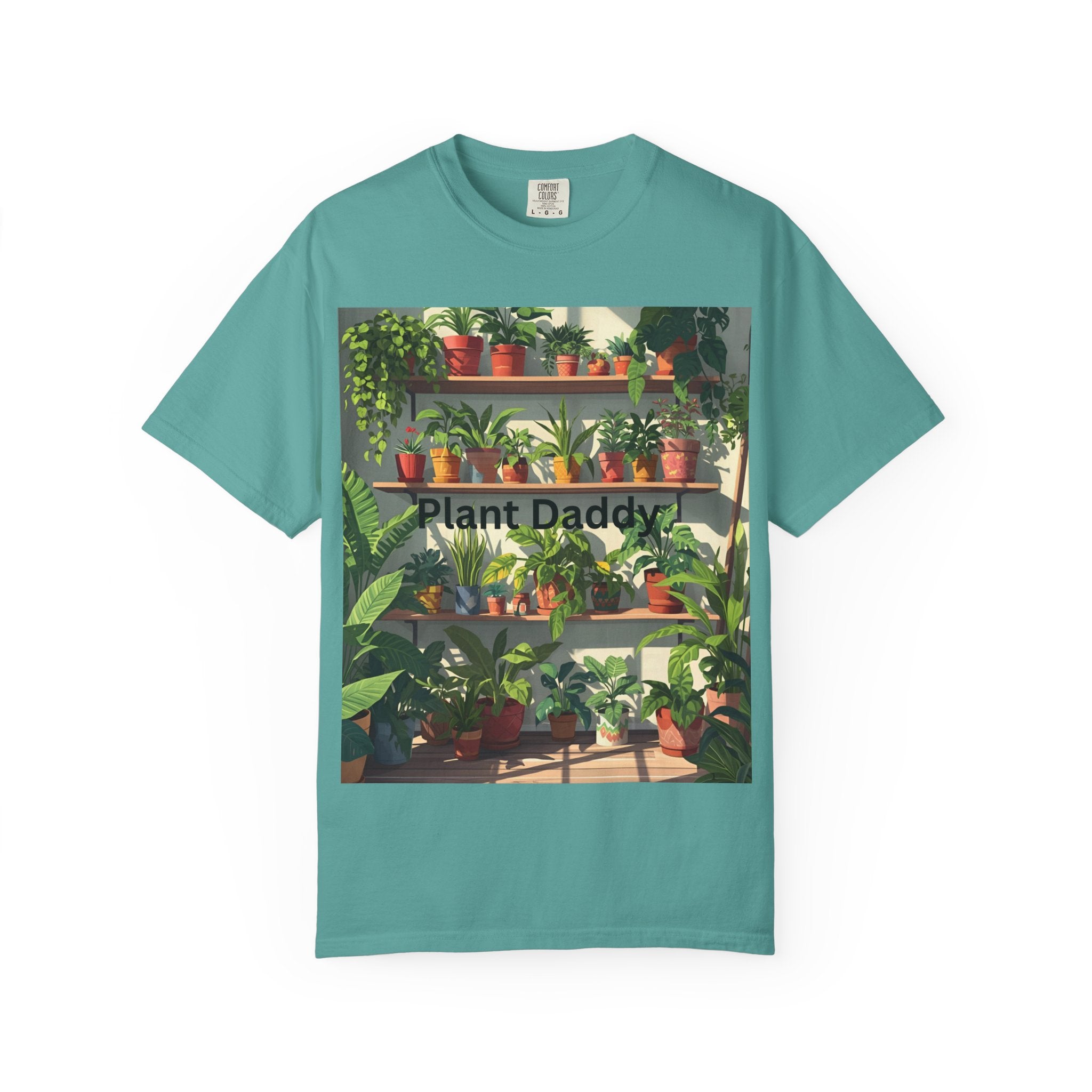 Plant Daddy Unisex Garment-Dyed T-Shirt, Indoor Gardening Shirt, Plant Lover Gift, Eco-Friendly Tee, Green Thumb Apparel