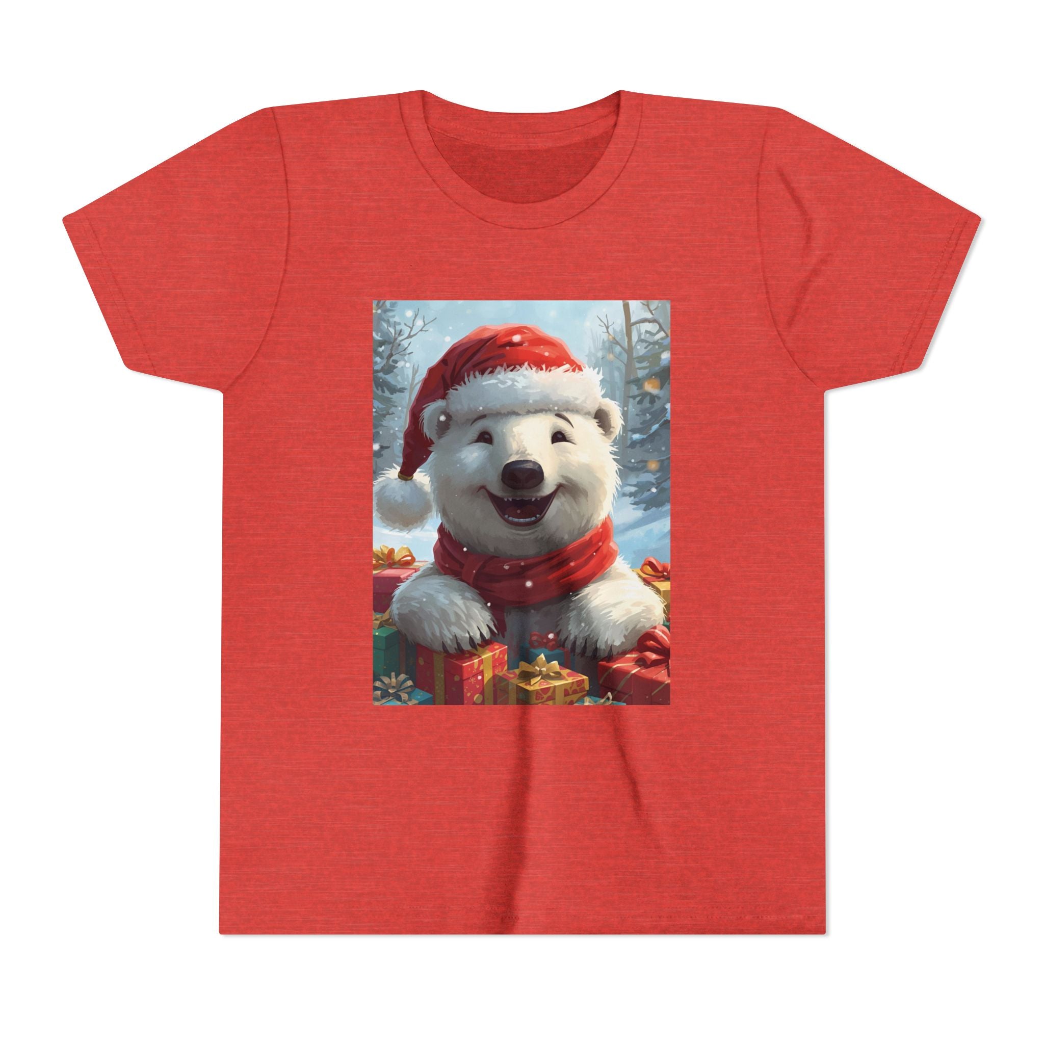 Christmas Bear Youth Short Sleeve Tee