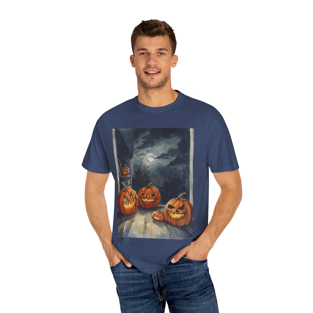 Spooky Pumpkin Night T-Shirt | Halloween Tee, Unisex Shirt, Fall Apparel, Trick or Treat Outfit, Casual Halloween Style