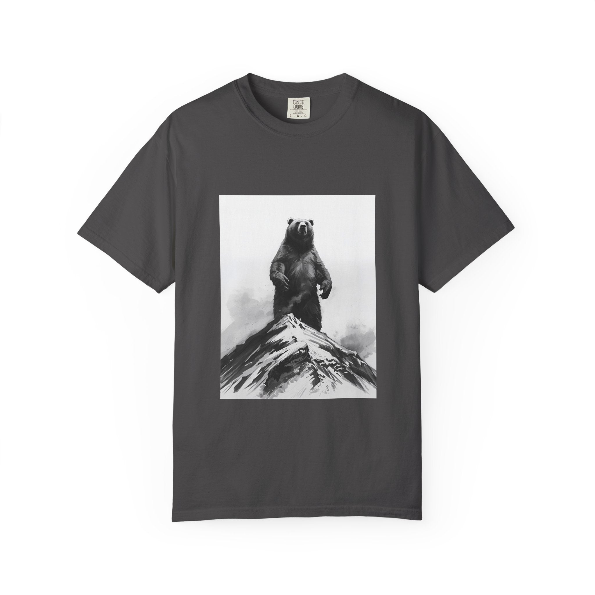 Bear Mountain Snow Unisex Garment-Dyed T-shirt