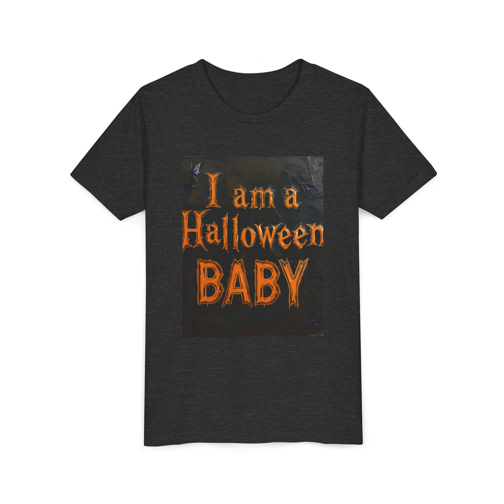 I Am A Halloween Baby Youth Short Sleeve Tee