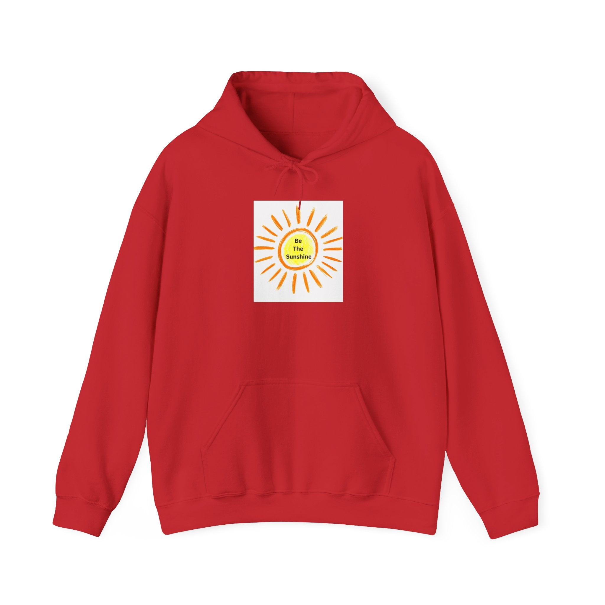 Be The Sunshine Smiley Sun Graphic Hoodie - Cozy, Unisex Sweatshirt for Summer, Festivals, Birthdays, Gifts, Stylish Apparel