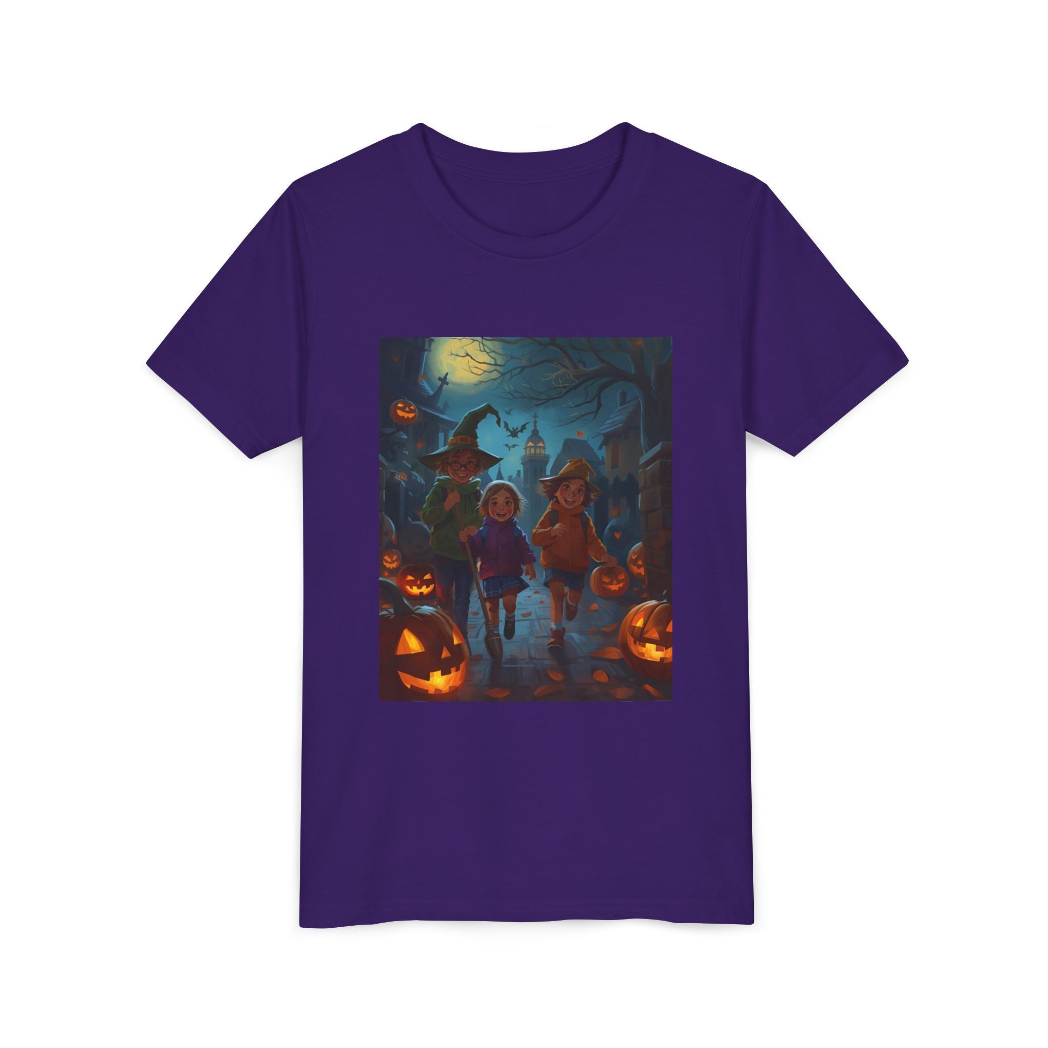 Spooky Halloween Youth Tee | Fun Kids Shirt for Halloween Parties, Trick-or-Treating, Fall Celebrations, Spooky Vibes, Cute Costumes