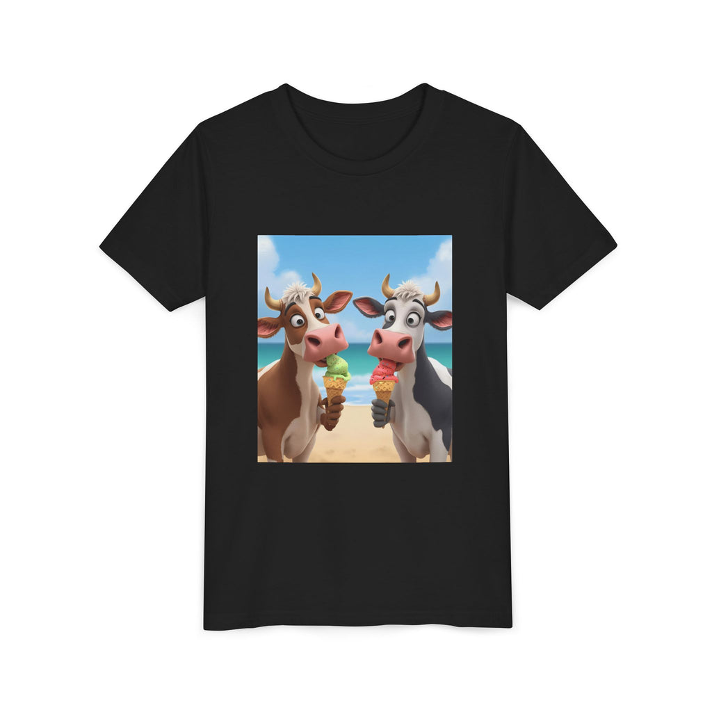 Beachy Cow Youth Short Sleeve Tee