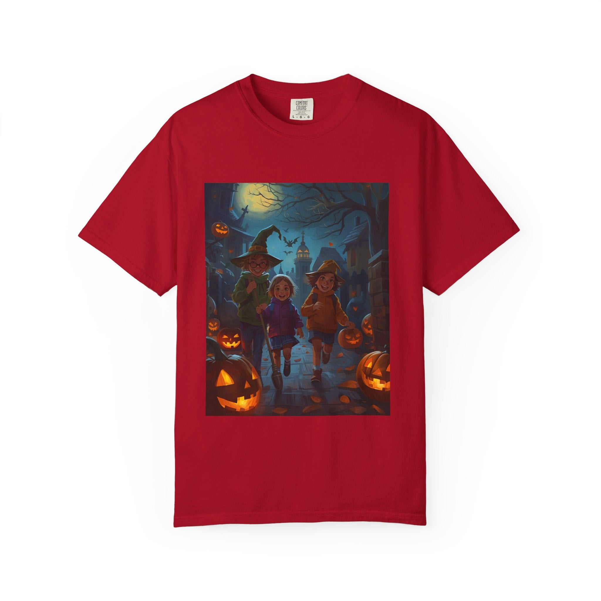 Spooky Halloween Unisex T-Shirt, Trick or Treat, Fall Festivities, Cozy Comfort, Perfect for Halloween Parties, Gift for Friends